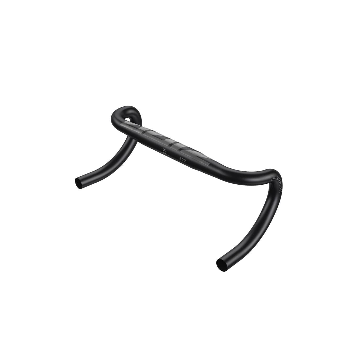 Zipp Handlebar Drop Service Course Sl 80 A2: Matte Black W/ Gloss Logos 38Cm