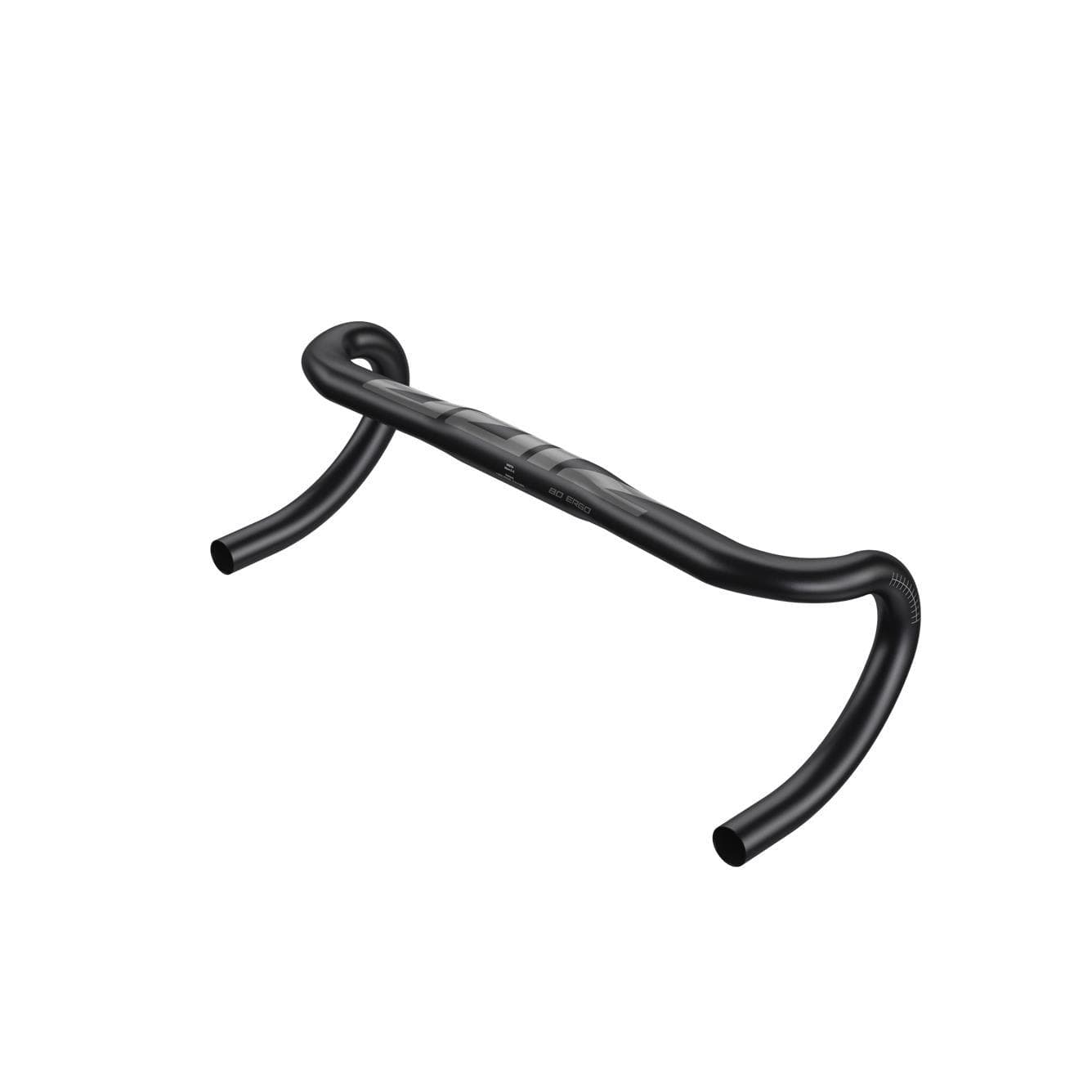 Zipp Handlebar Drop Service Course Sl 80 Ergonomic Top A2: Matte Black W/ Gloss Logos