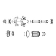 Zipp Hub Axle End Cap Set - Front - Zm2Sl: