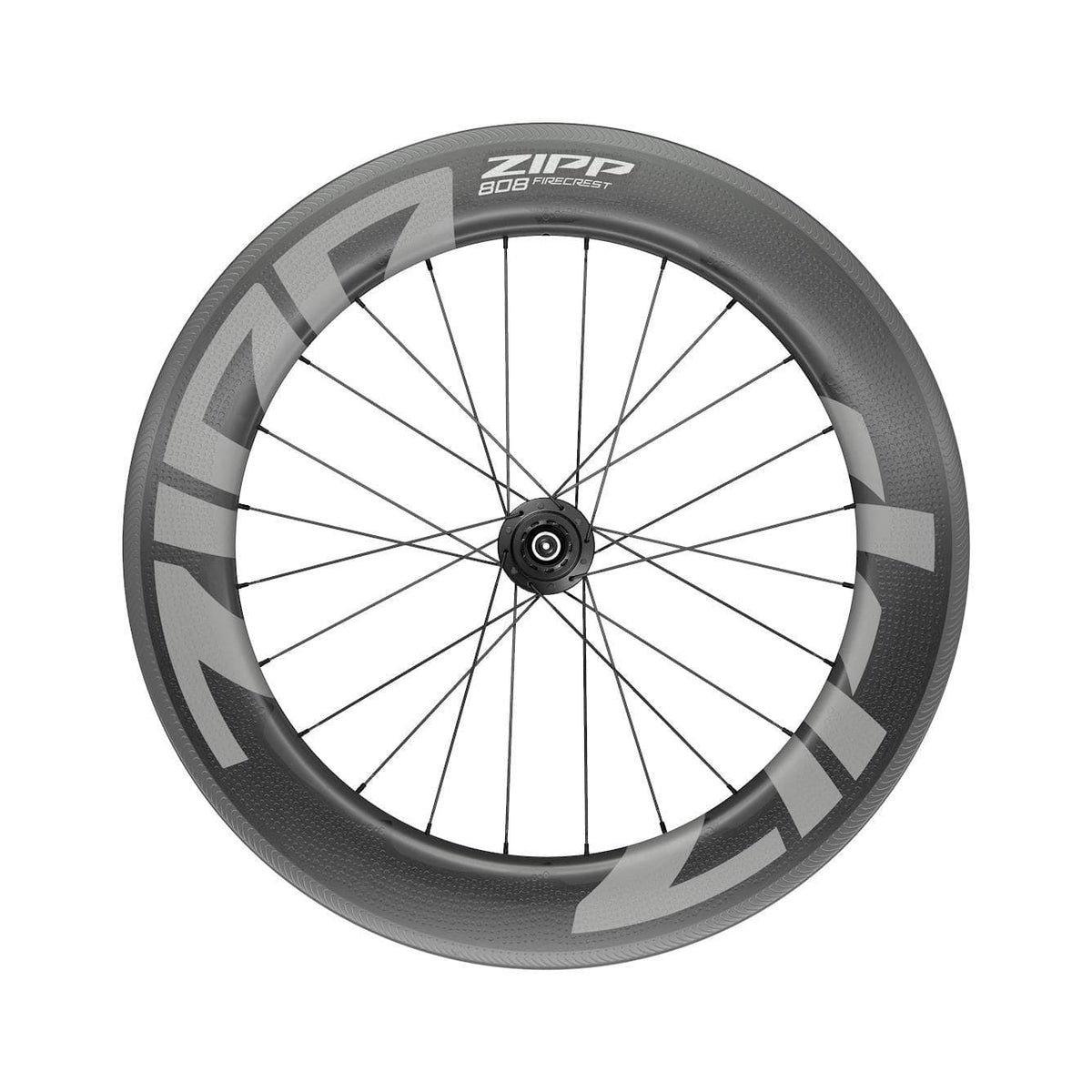 Zipp 808 Firecrest Carbon Tubeless Rim Brake 700C Rear 24Spokes Sram 10/11Sp Quick Release Standard Graphic A1: Black 700C