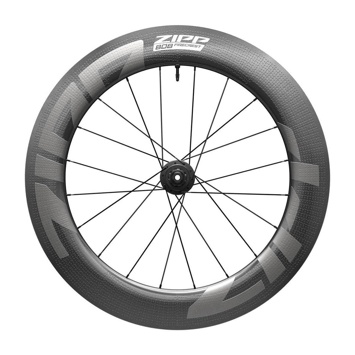 Zipp Wheel - 808 Firecrest Carbontubeless Disc Brake Center Locking 700C Rear 20Spokes Xdr 12X142Mm Standard Graphic B1:  12X142Mm