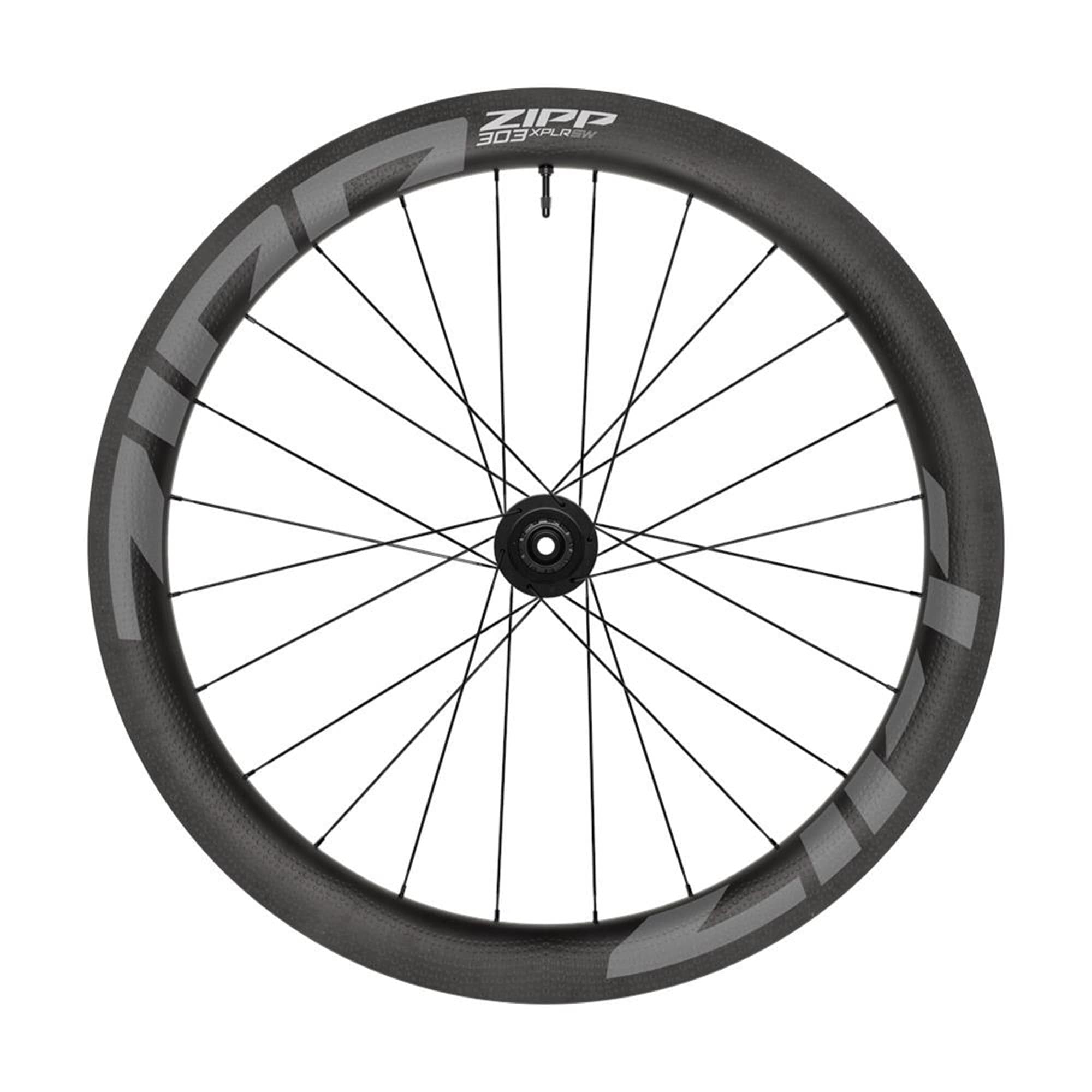 Zipp 303 XPLR SW Carbon Tubeless Disc Brake Center Locking 700C Rear 24Spokes 12X142mm Standard Graphic A1:  XDR