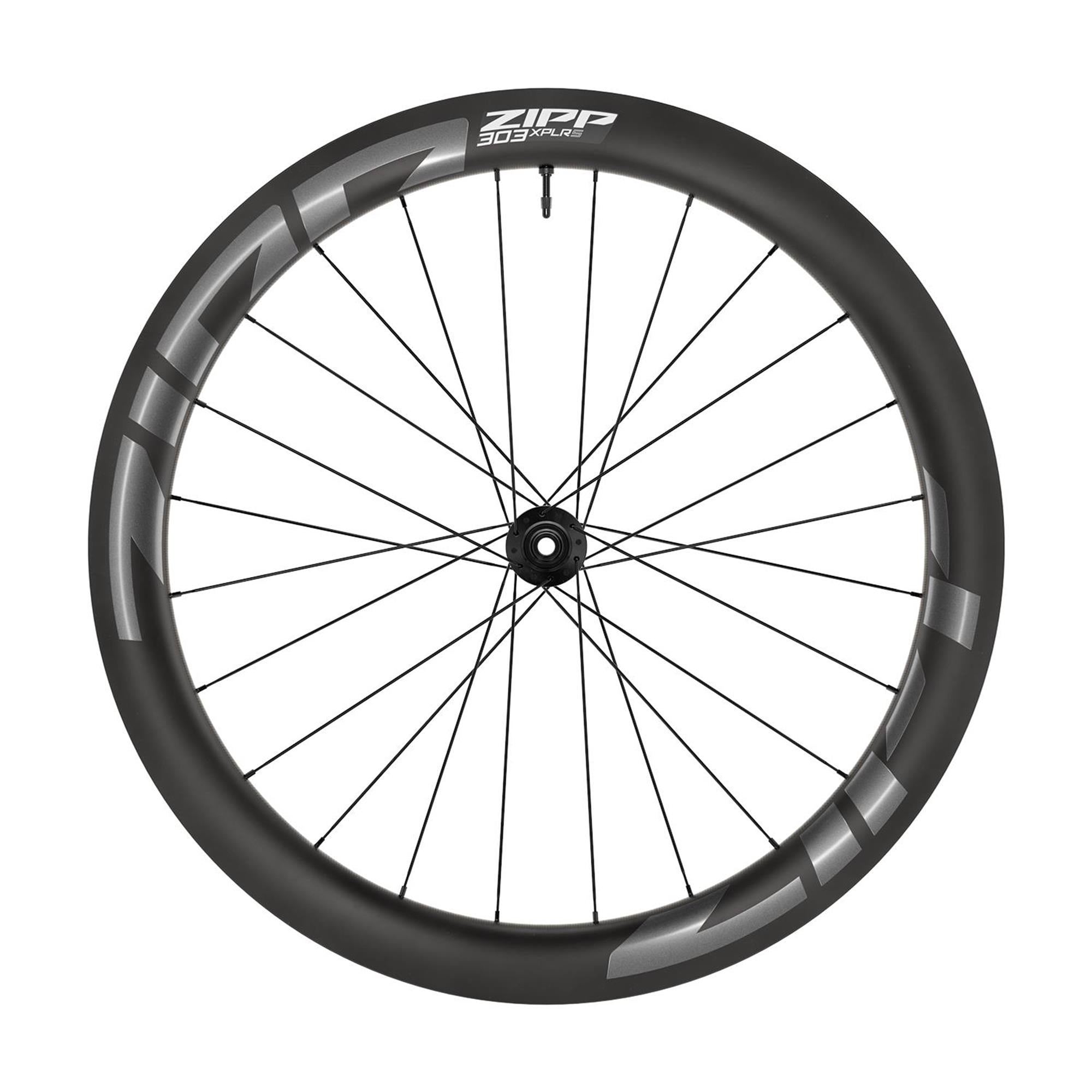 ZIPP 303 XPLR S Carbon Rear Wheel B1: DARK GREY GRAPHIC XDR
