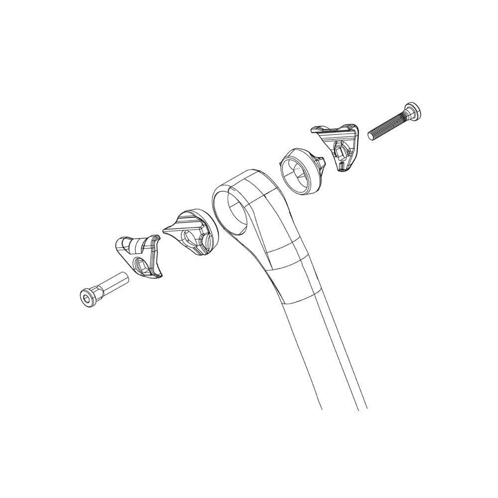 Zipp Spare - Seatpost Top And Bottom Clamp B1 0 And 20 Offset Service Course: Black