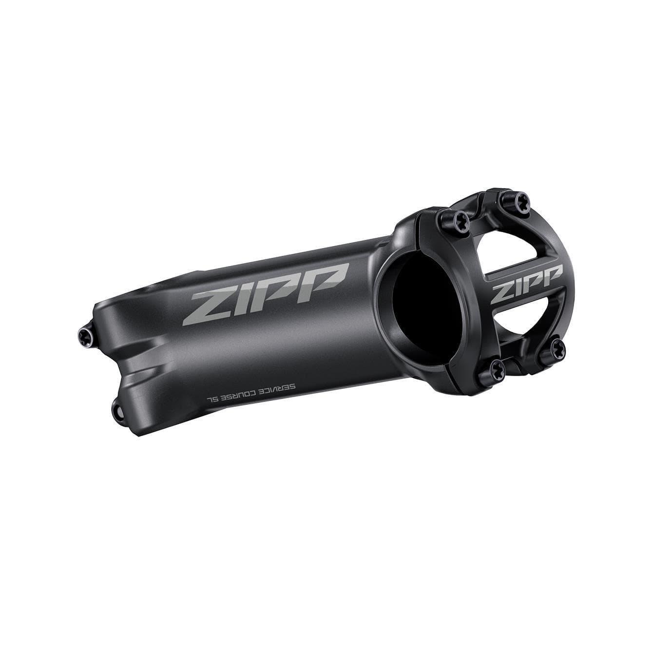Zipp Stem Service Course Sl 6° Universal Faceplate B2: Matte Black W/ Gloss Logos 80Mm