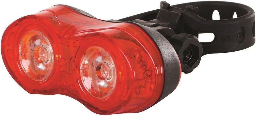 ETC Unisex Adult Trail Bright 3 Bicycle Light - Red