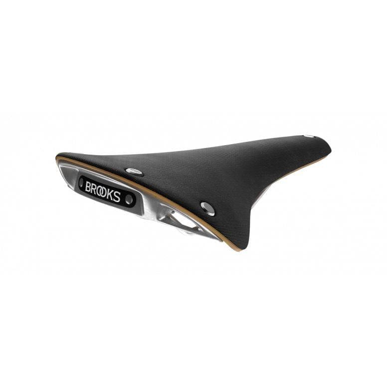 Brooks Cambium Organic Alu C17 Black/Natural Mens Touring Saddle - 162mm