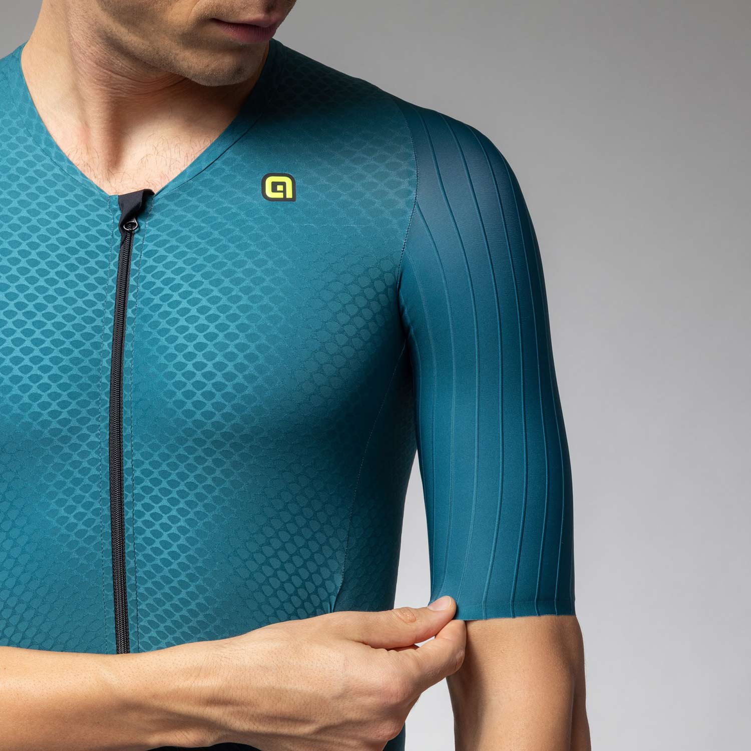 Ale Clothing Eagle Short Sleeved Tri Suit - L - Green PR-E