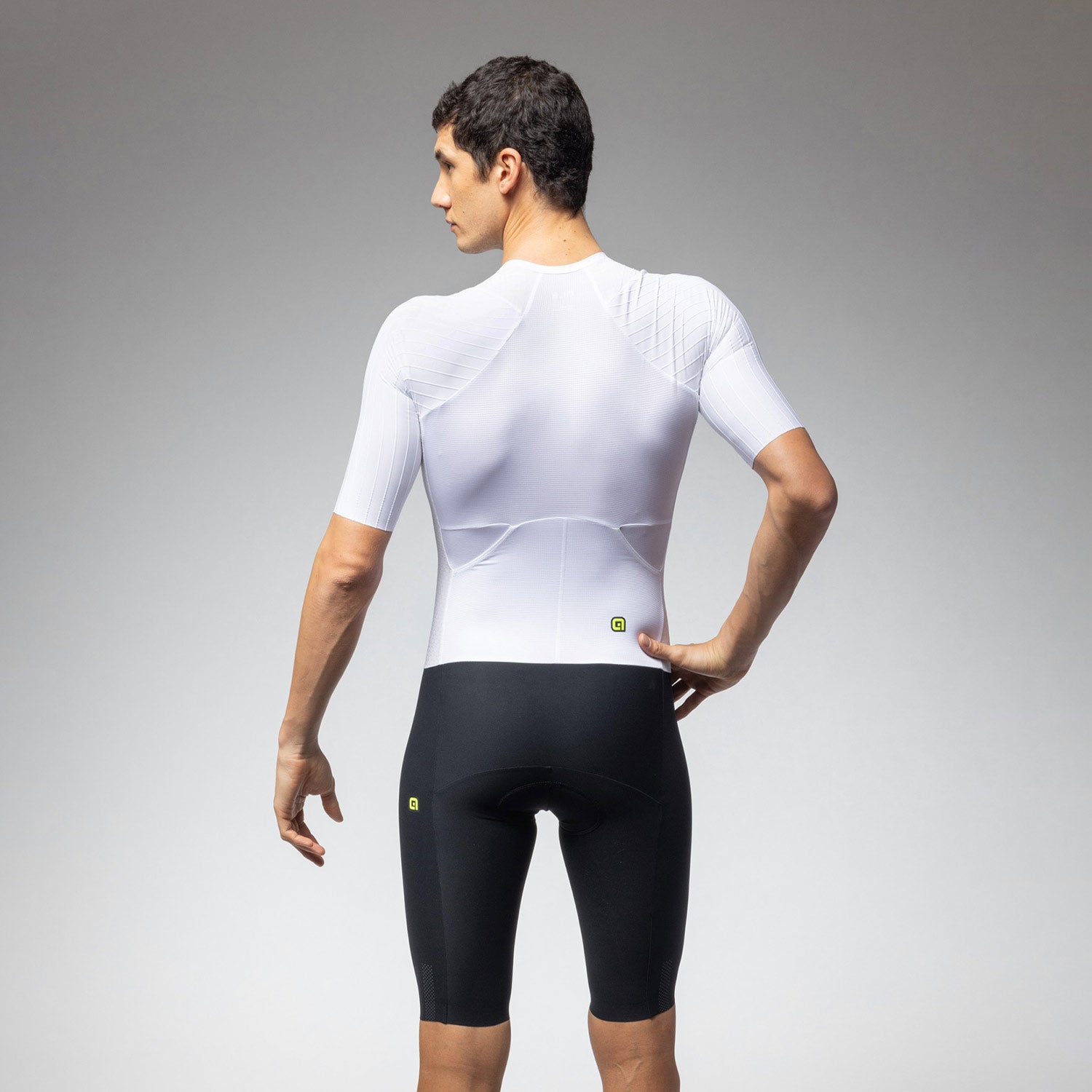 Ale Clothing Eagle Short Sleeved Tri Suit - L - White PR-E