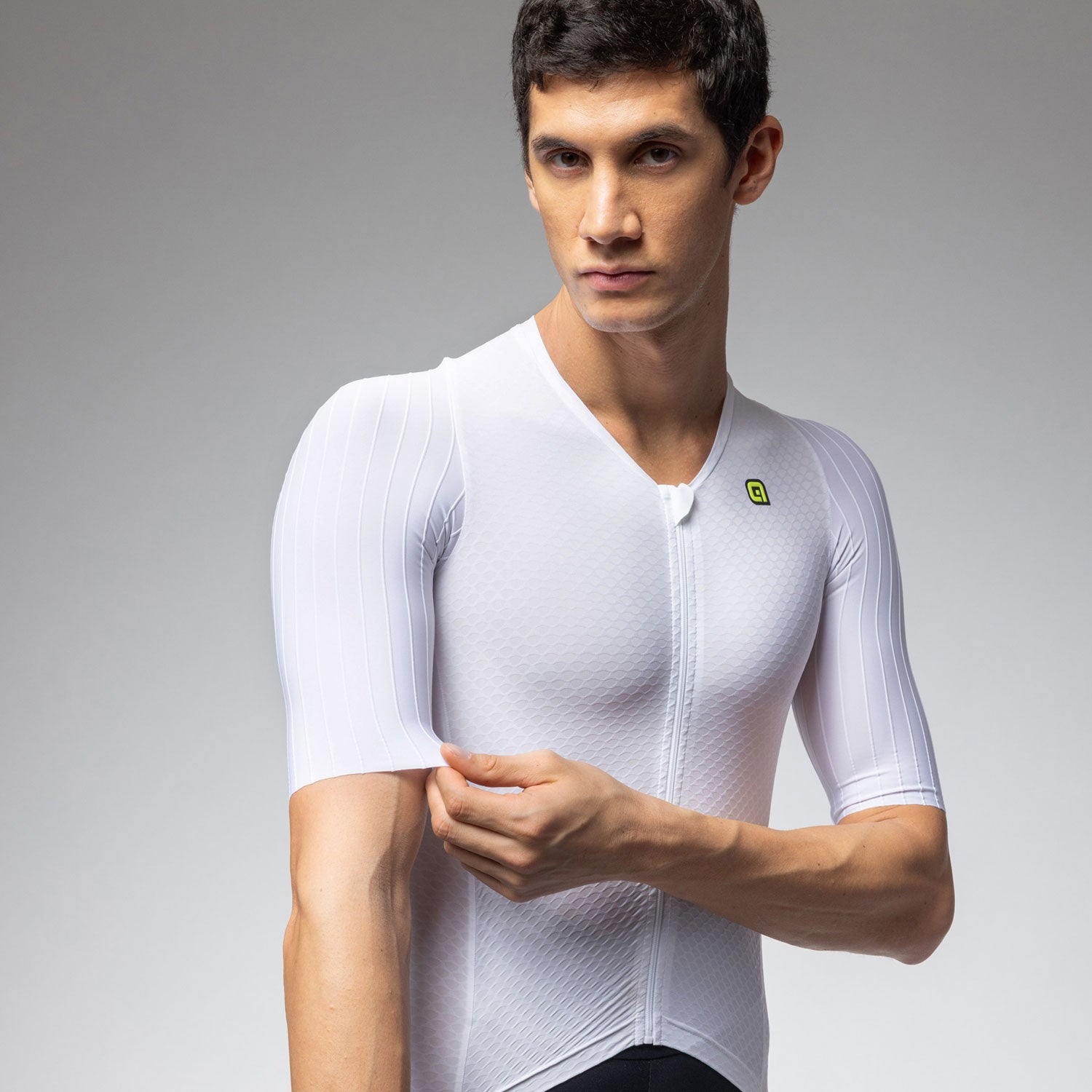 Ale Clothing Eagle Short Sleeved Tri Suit - XXL - White PR-E