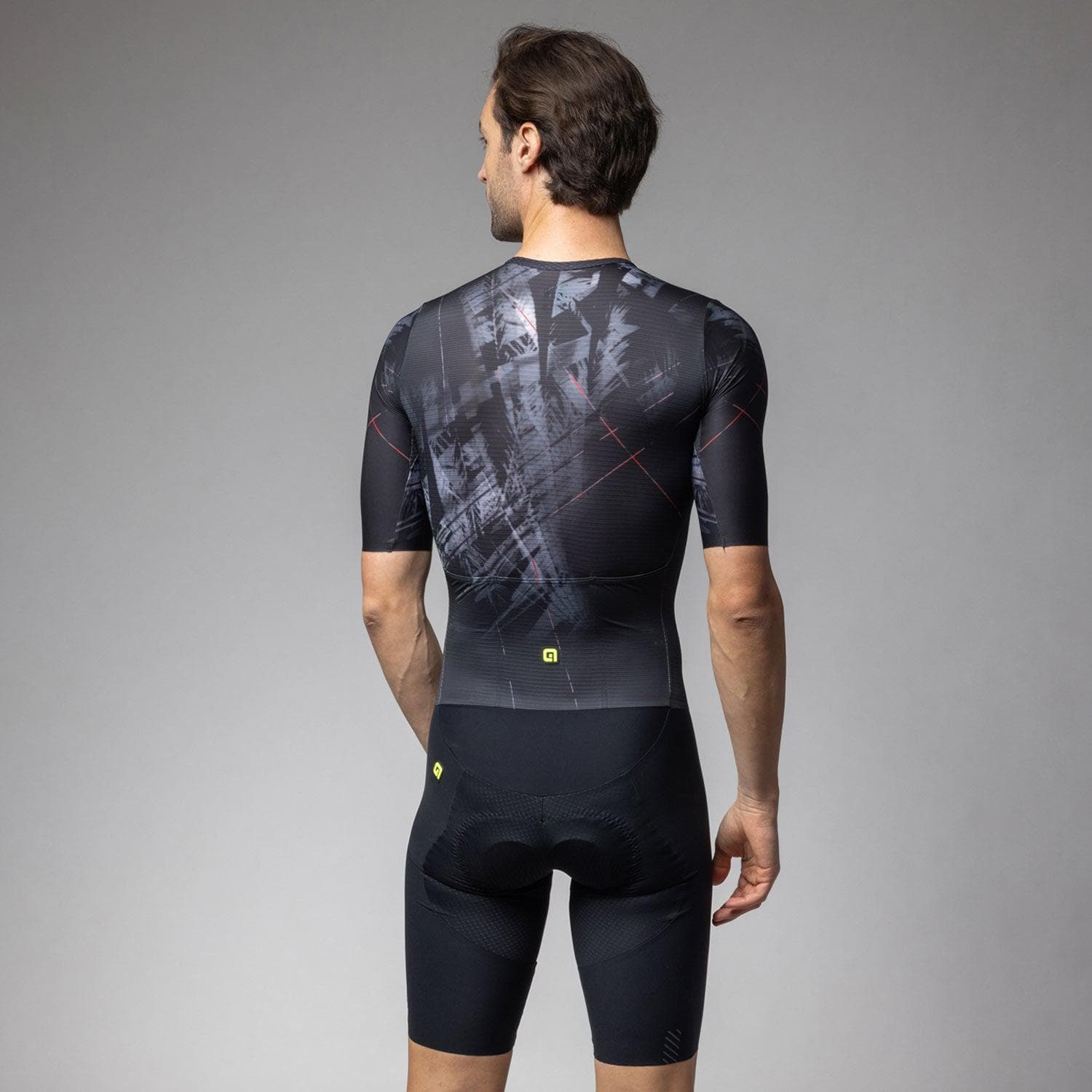 Ale Clothing Mirror Pr-E SS Skinsuit Black M