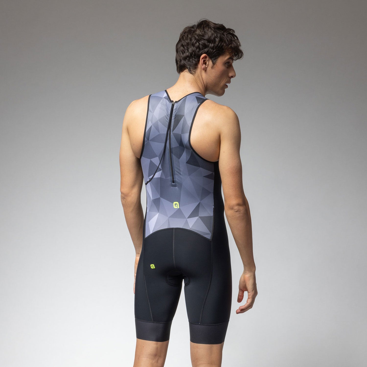 Ale Clothing Triple Sleeveless Tri Suit - L - Grey PR-E