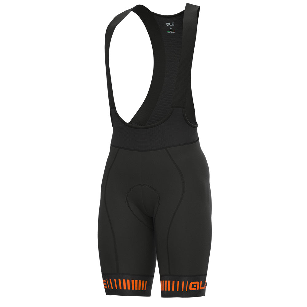Ale Clothing Strada PR-R Bibshorts Black/Orange XXL