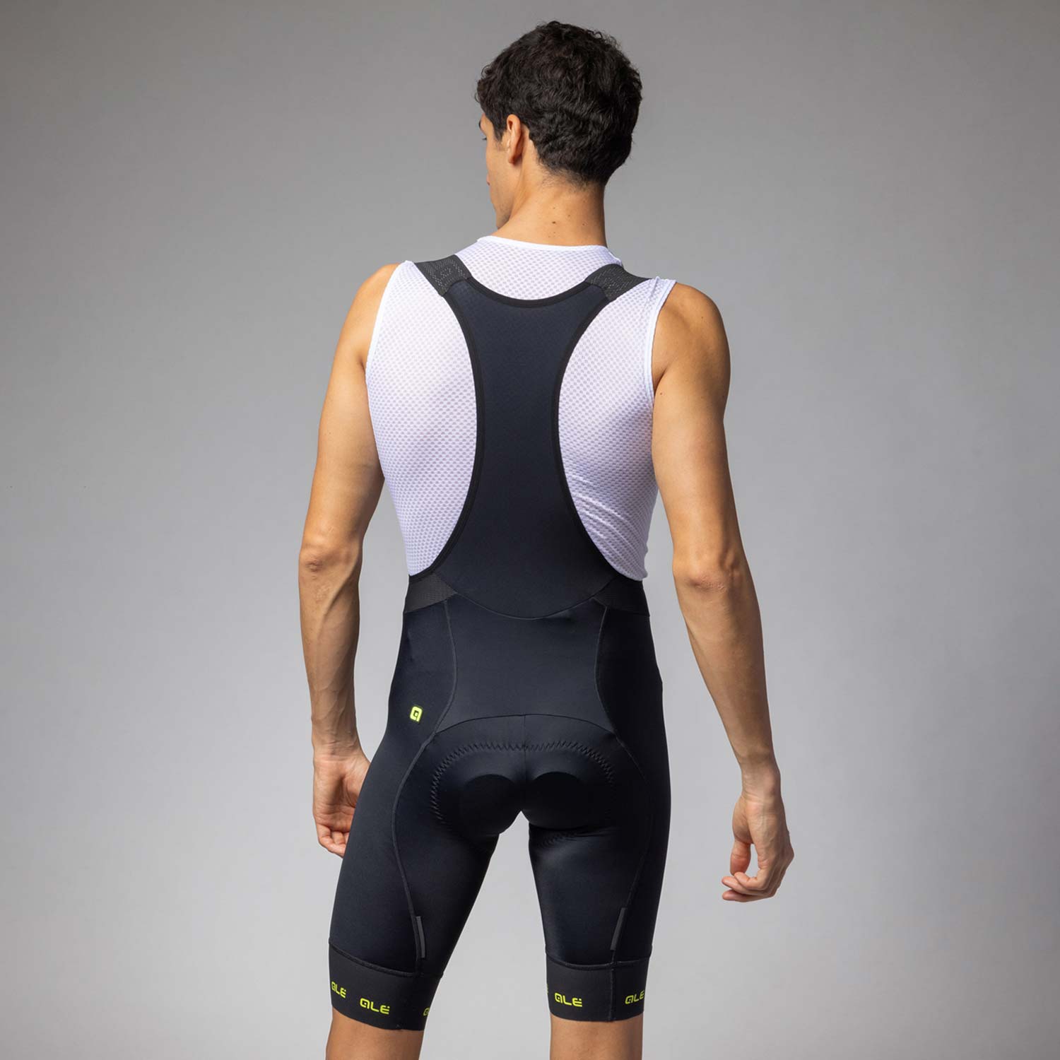 Ale Clothing Strada 2.0 PR-E Bibshorts Acid Green M