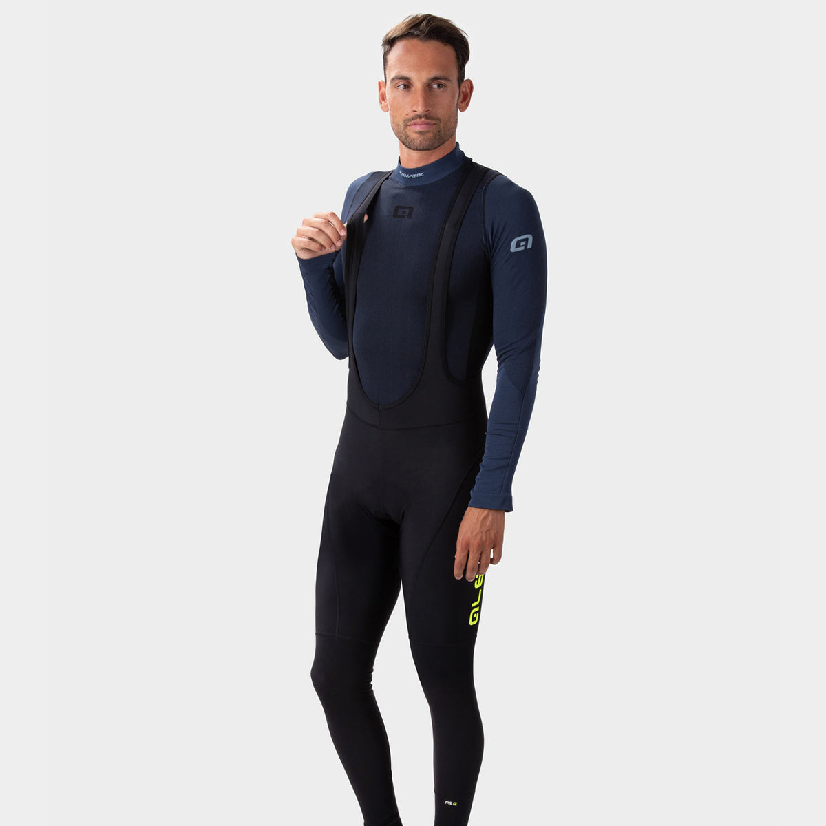 Ale Clothing Road Pr-R Bibtights Fluo Yellow 3XL