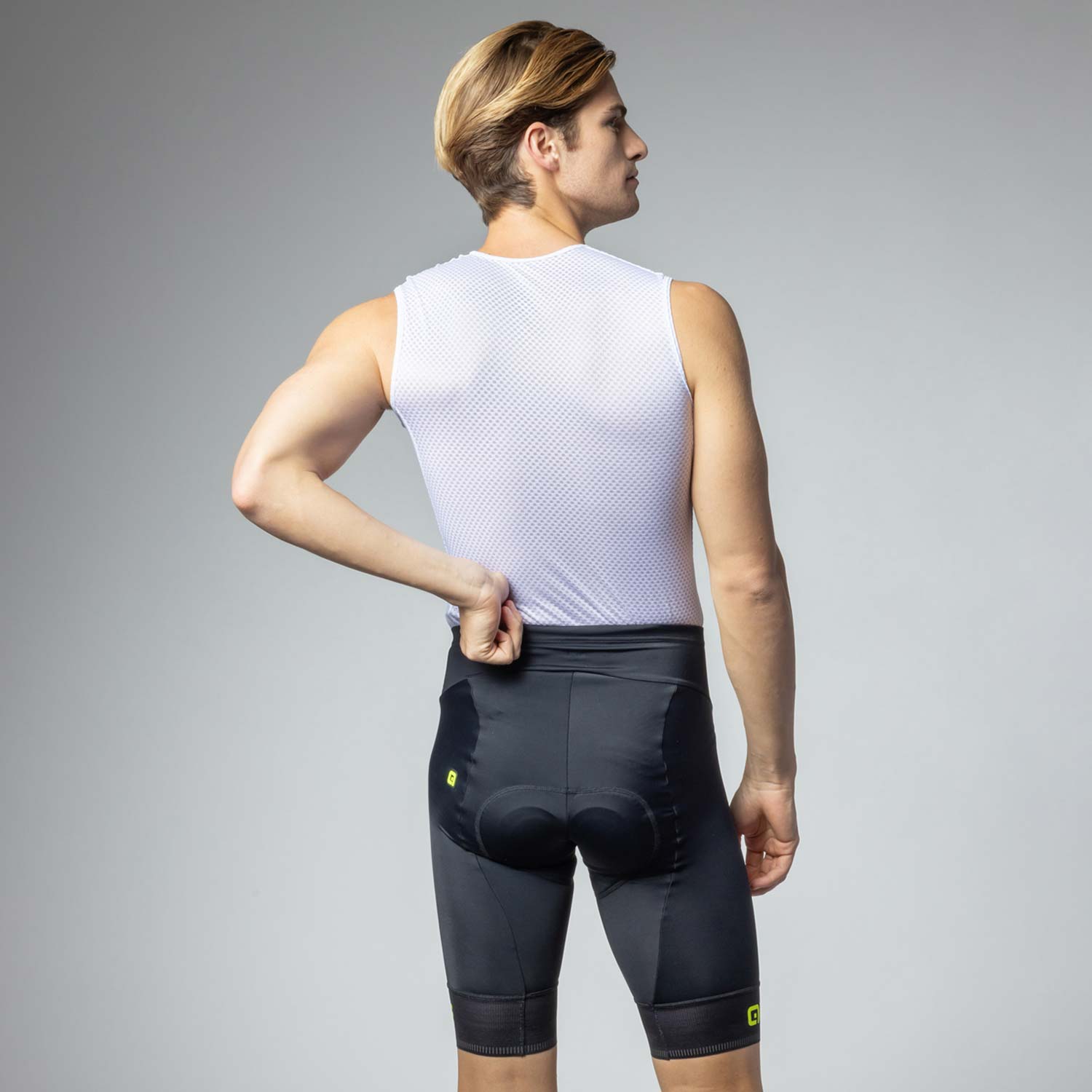 Ale Clothing Corsa Pragma Shorts Black/Yellow M