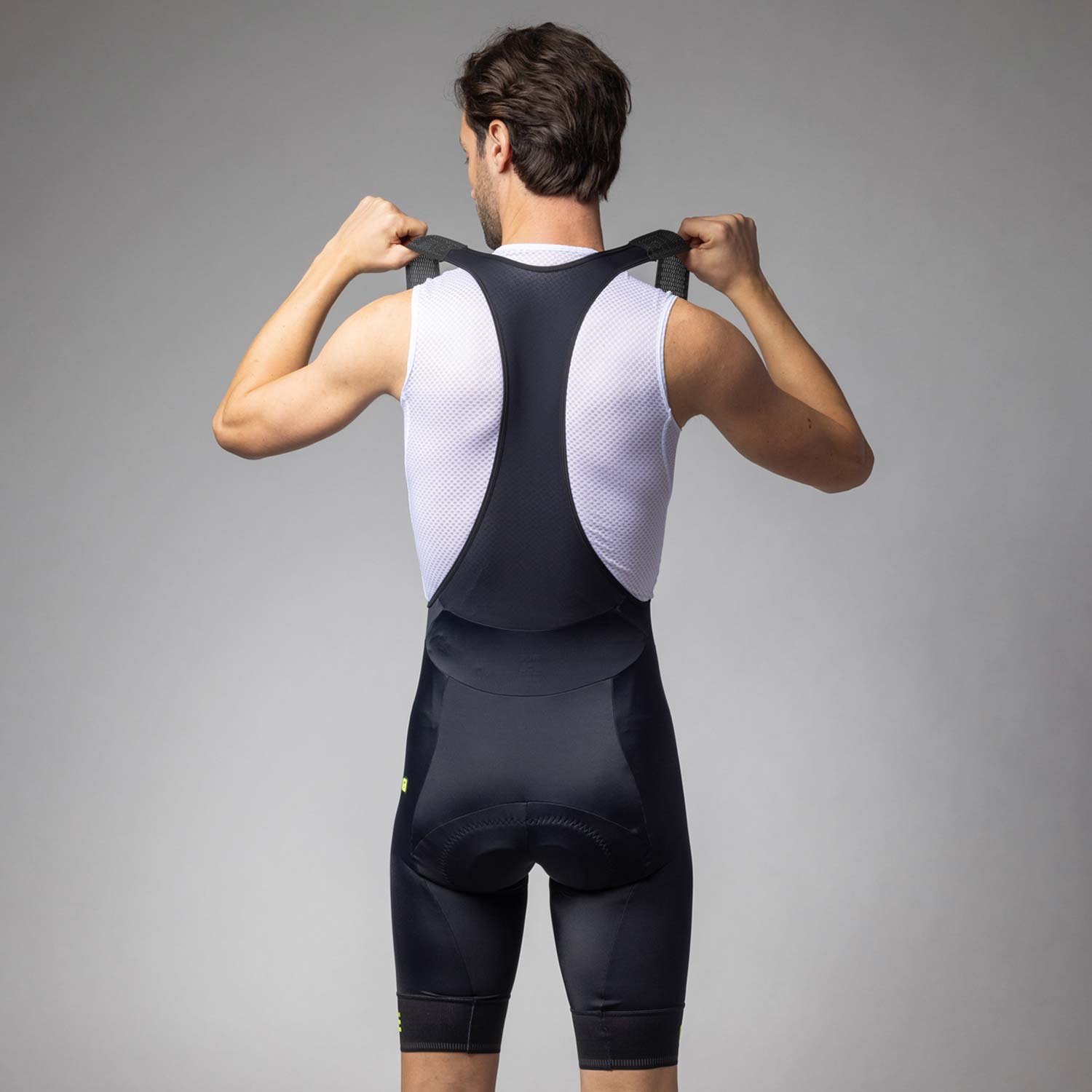 Ale Clothing Corsa 2.0 Pragma Bibshorts Fluo Yellow M