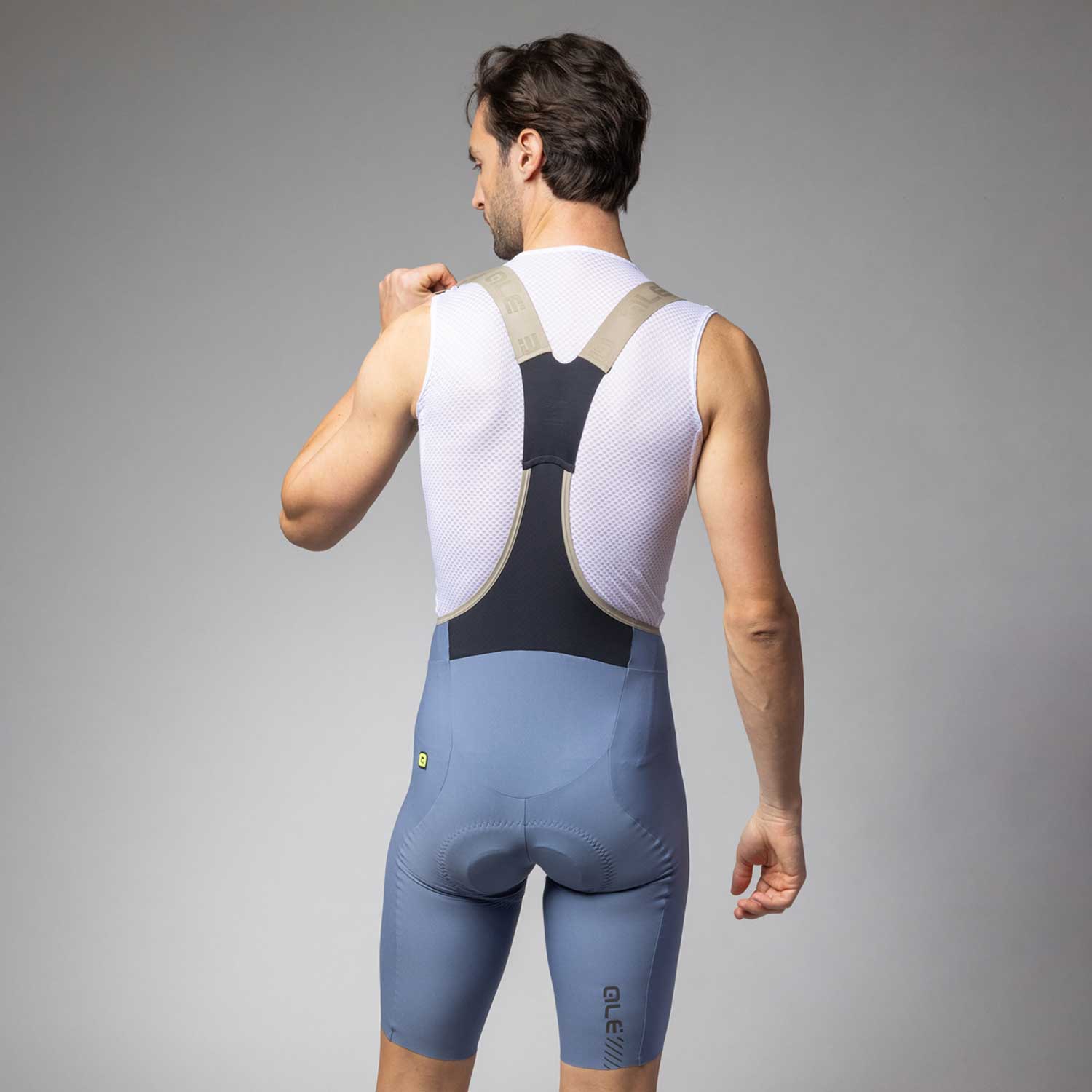 Ale Clothing Master 2.0 PR-E Bibshorts Steel Blue L