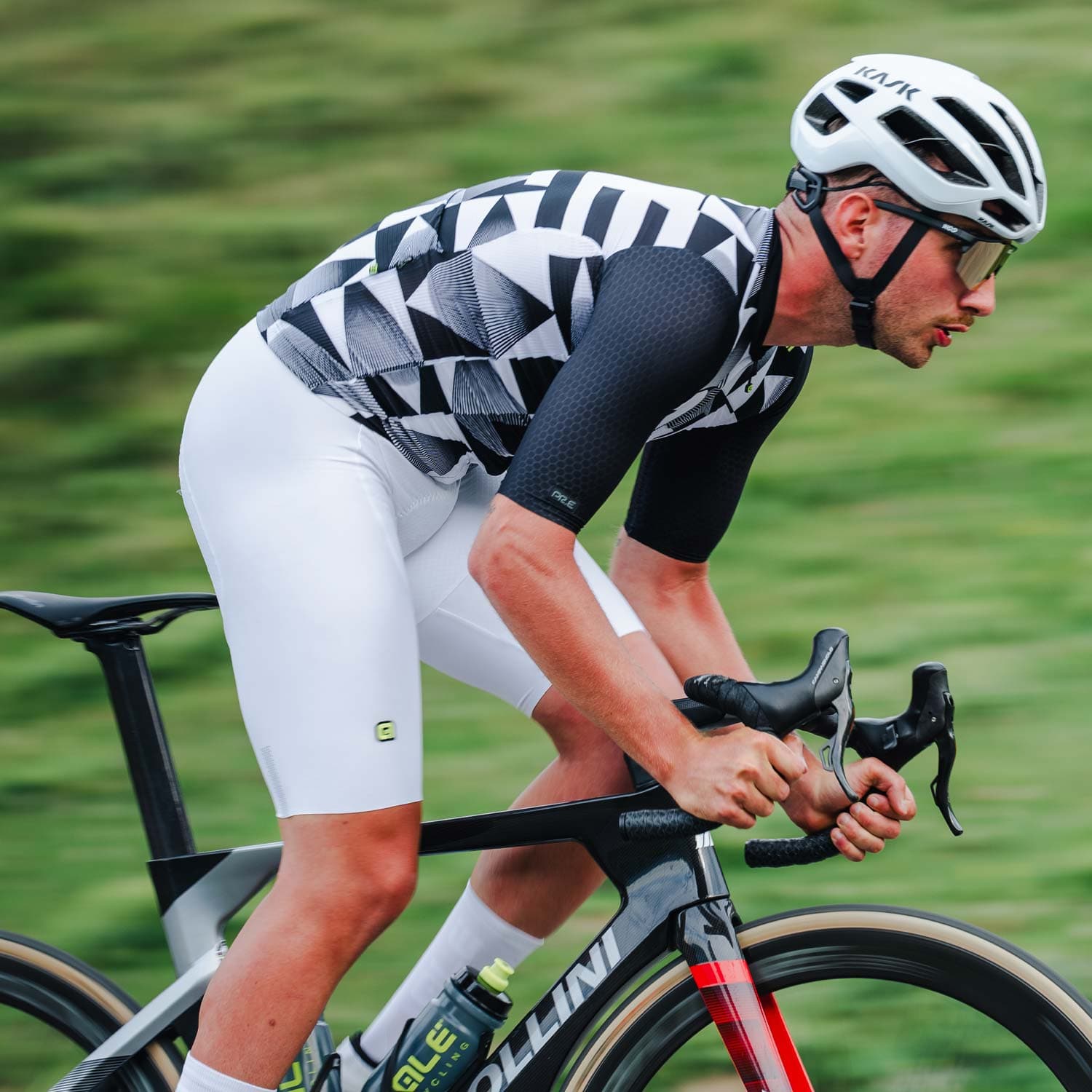 Ale Clothing Voltage R-EV1 Bibshorts White L