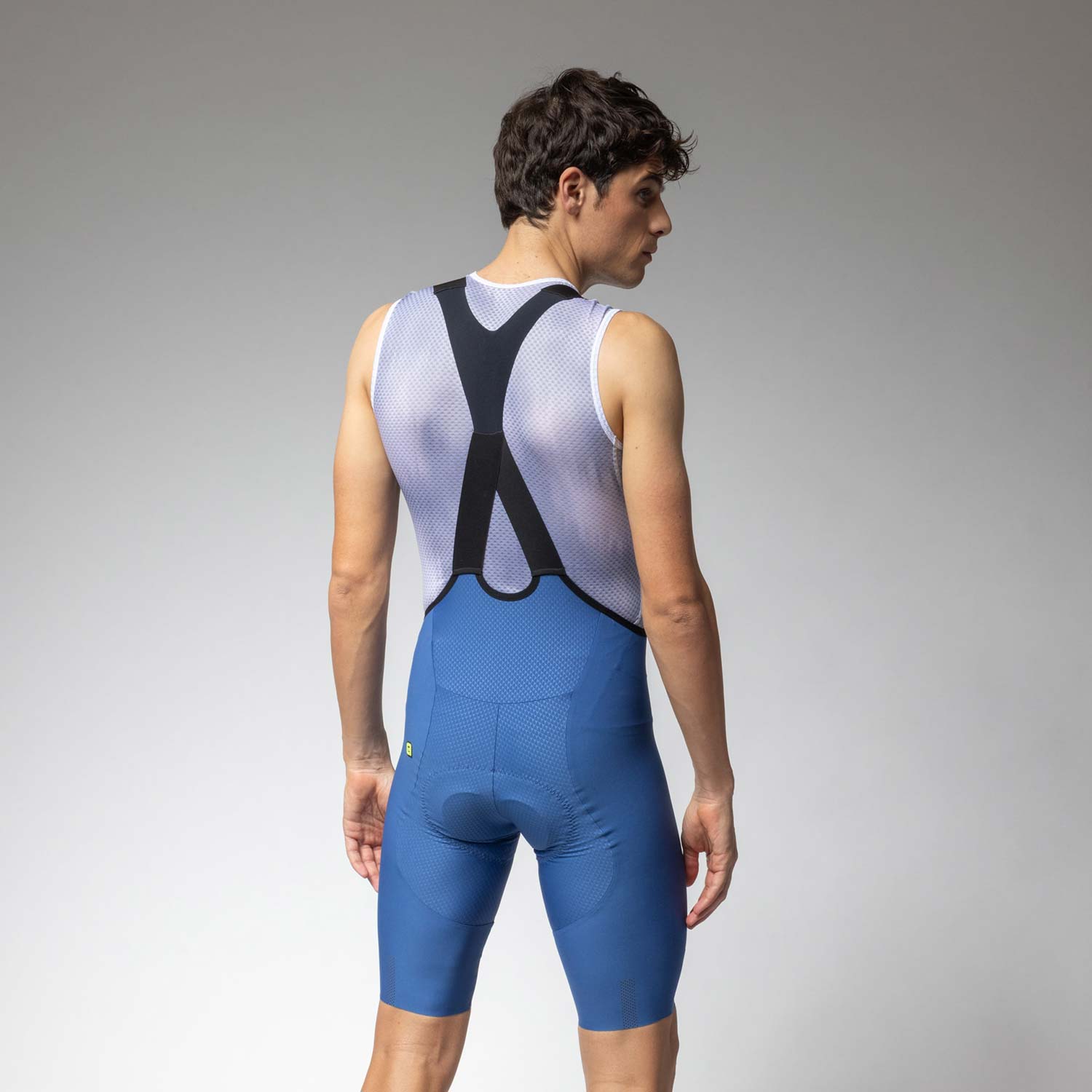 Ale Clothing Voltage R-EV1 Bibshorts - M - Blue R-EV1