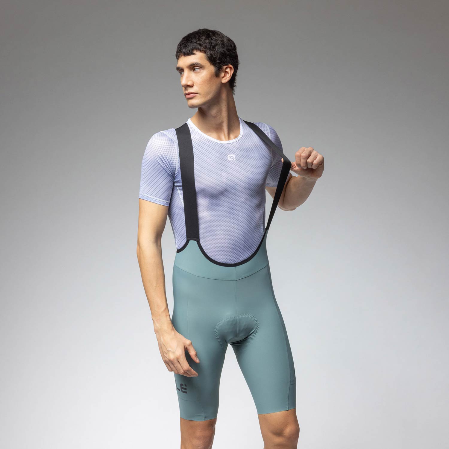 Ale Clothing Gravel Pro Off Road Bibshorts - XXL - Cyan Off Road/Gravel