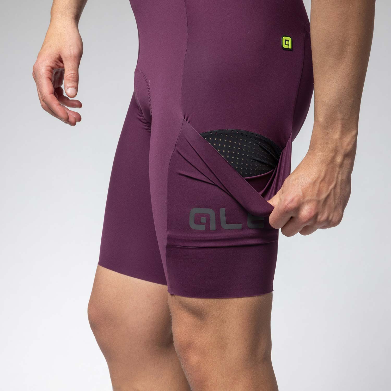 Ale Clothing Gravel Pro Off Road Bibshorts - XL - Purple Off Road/Gravel