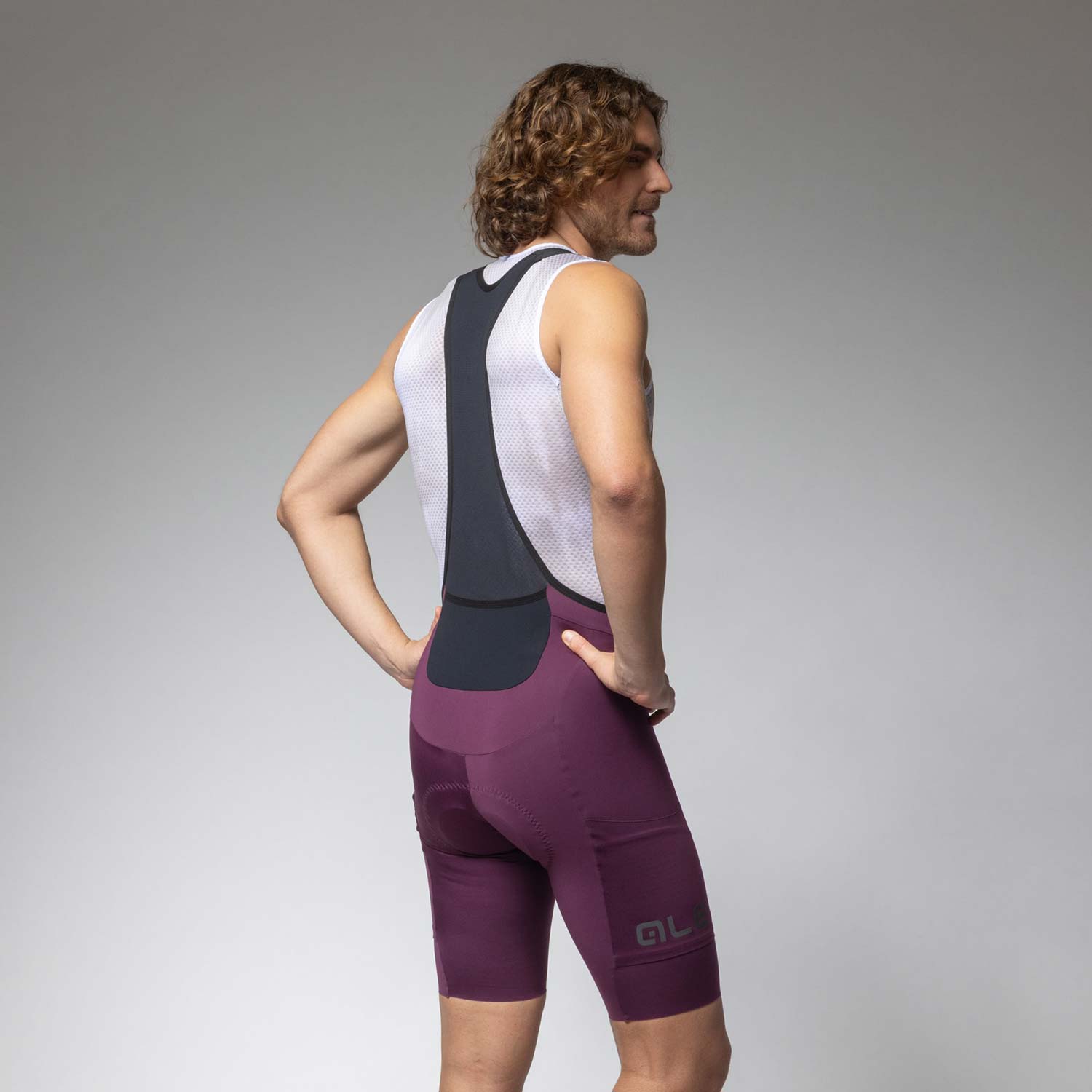 Ale Clothing Gravel Pro Off Road Bibshorts - XXL - Purple Off Road/Gravel