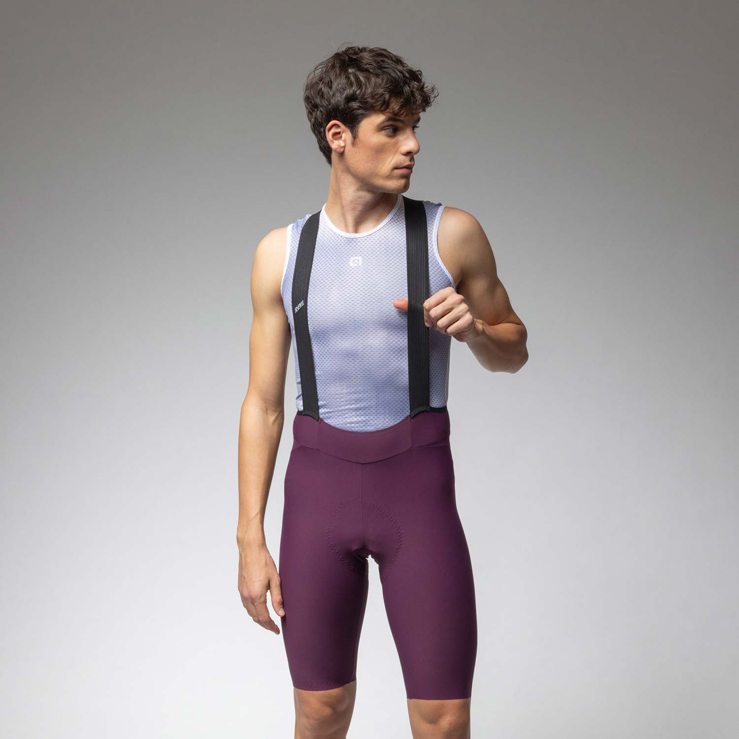 Ale Clothing Go R-EV1 Bibshorts - L - Purple R-EV1