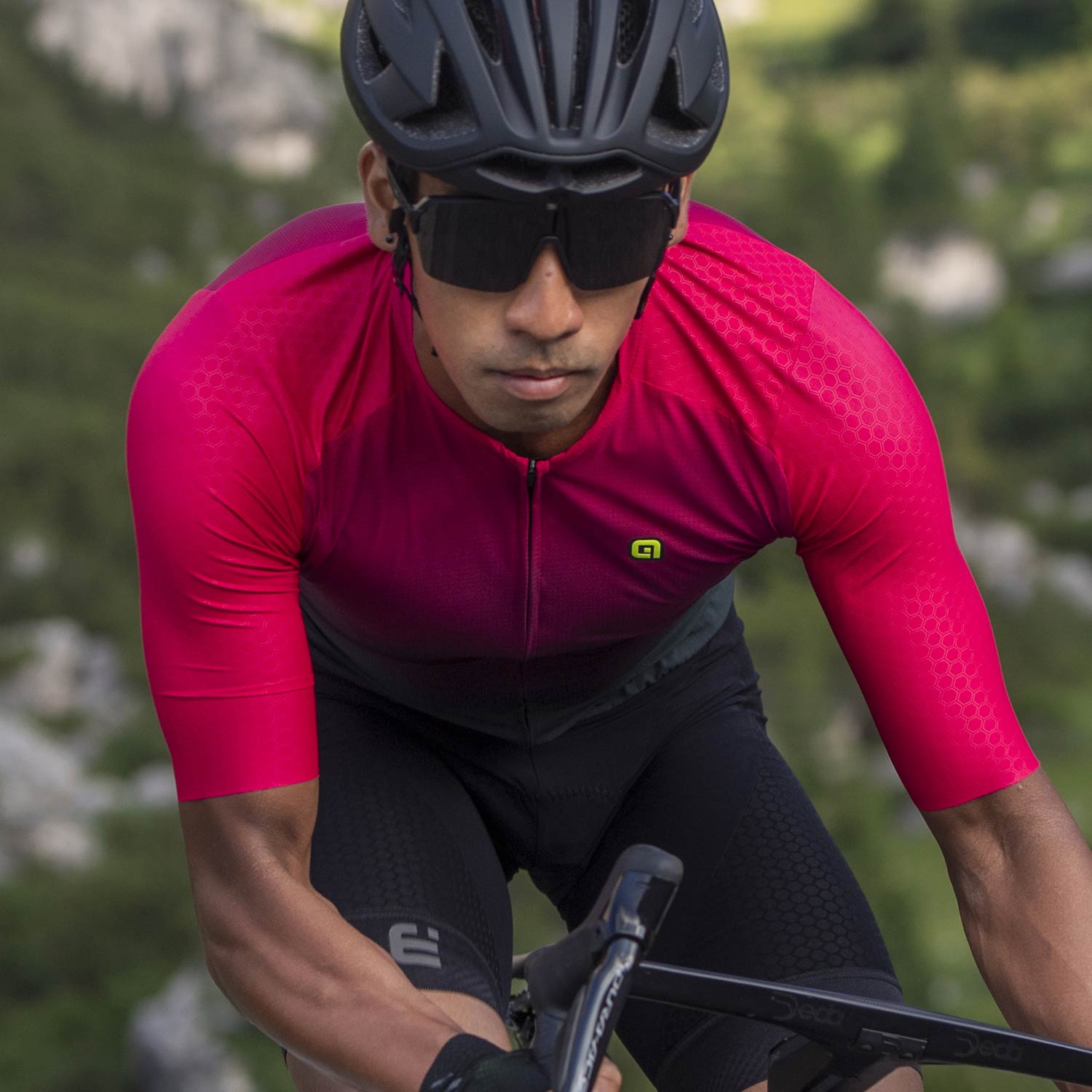 Ale Clothing Velocity 2.0 R-EV1 Short Sleeved Jersey - M - Burgundy R-EV1