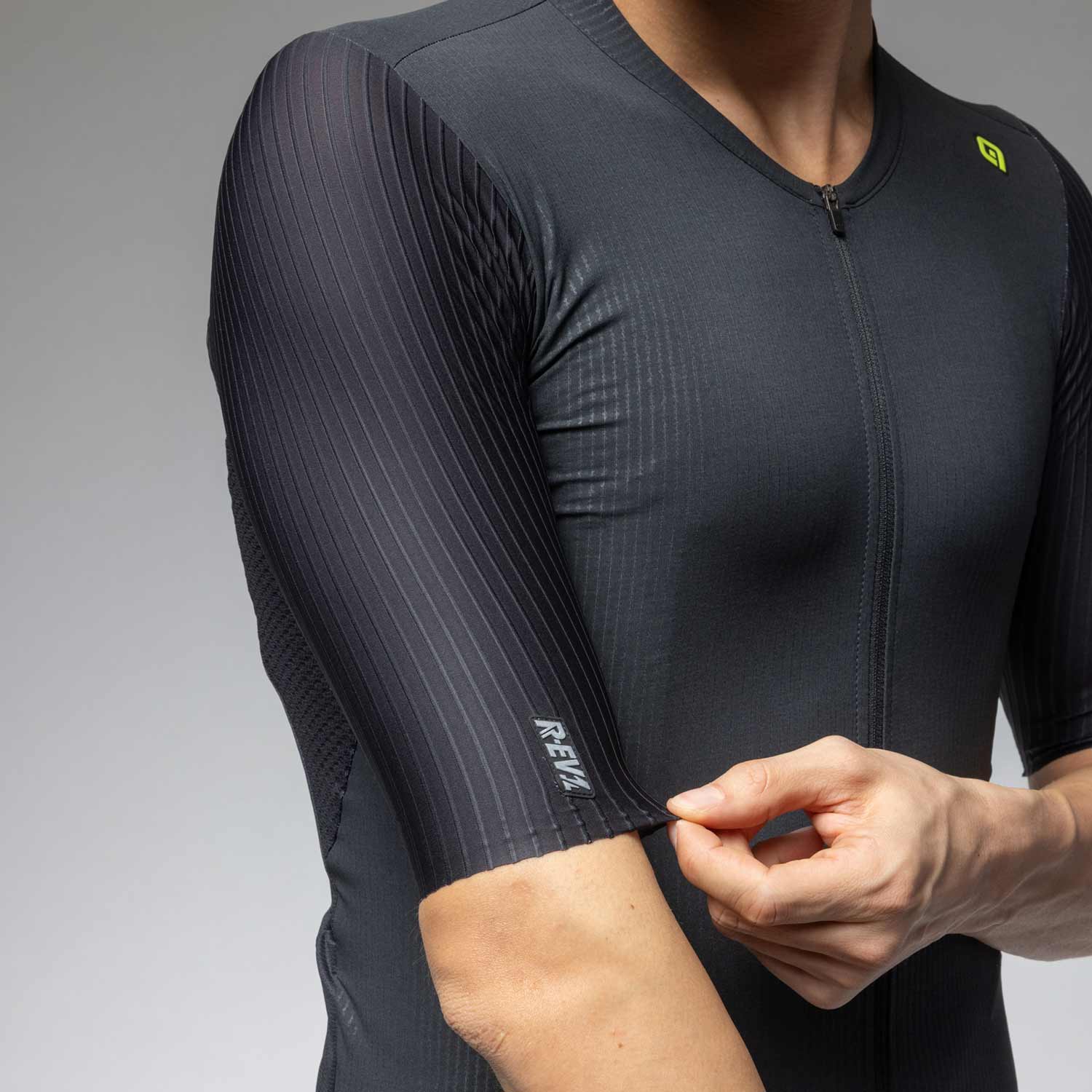 Ale Clothing Sprinter 2.0 R-EV1 Short Sleeved Jersey - S - Black R-EV1