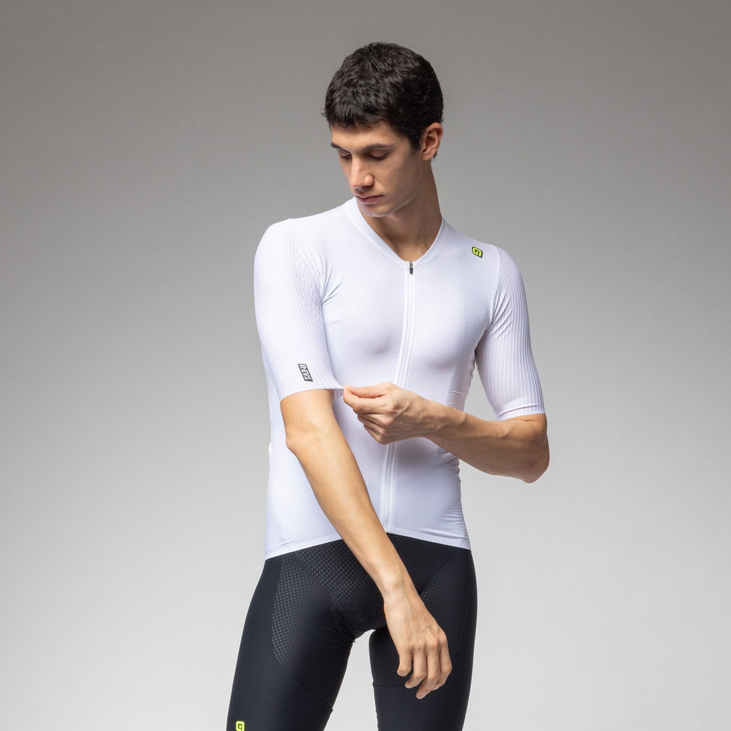 Ale Clothing Sprinter 2.0 R-EV1 Short Sleeved Jersey - L - White R-EV1