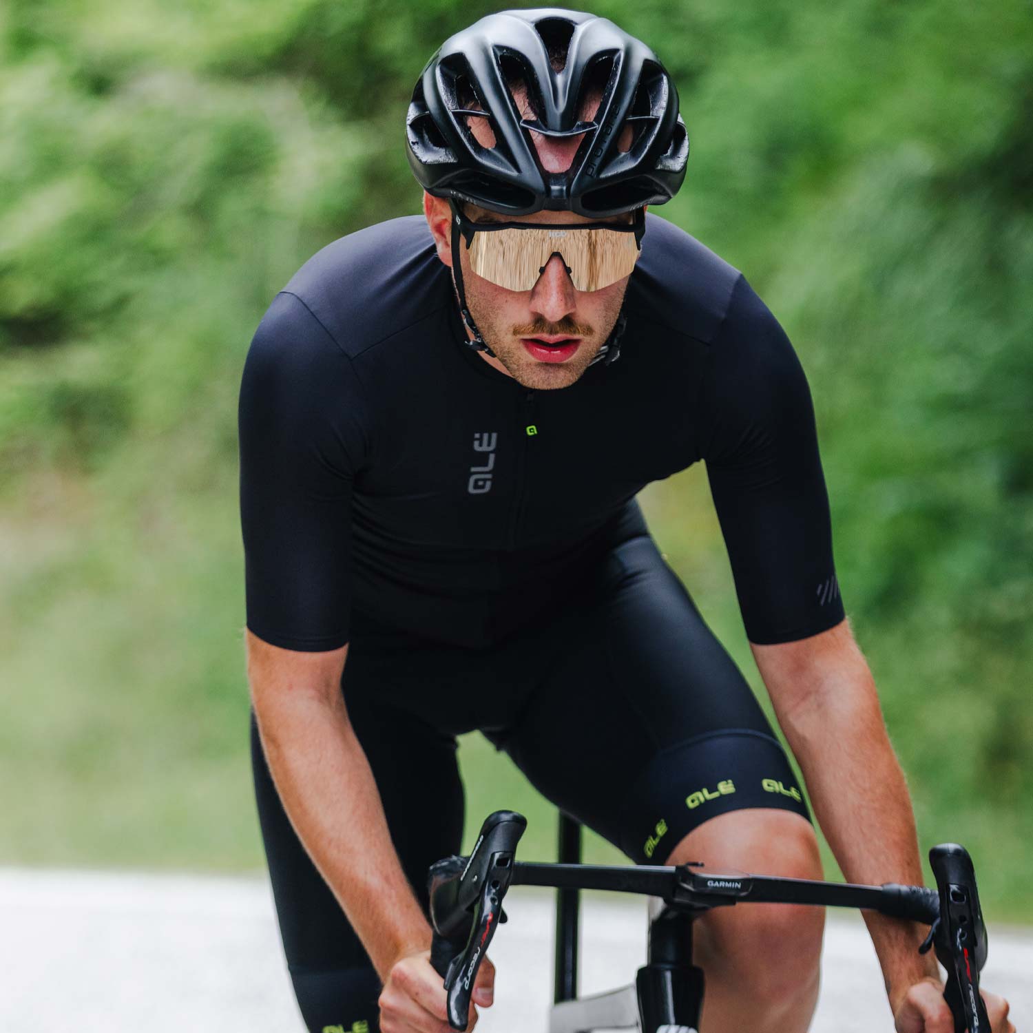 Ale Clothing Colour Block Pragma Short Sleeved Jersey Black L