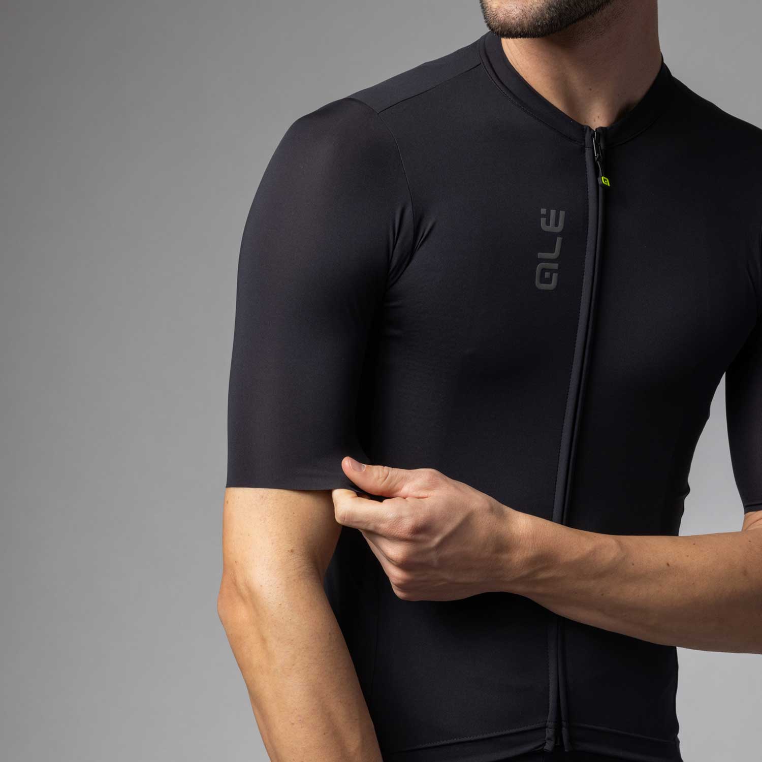 Ale Clothing Colour Block Pragma Short Sleeved Jersey Black S