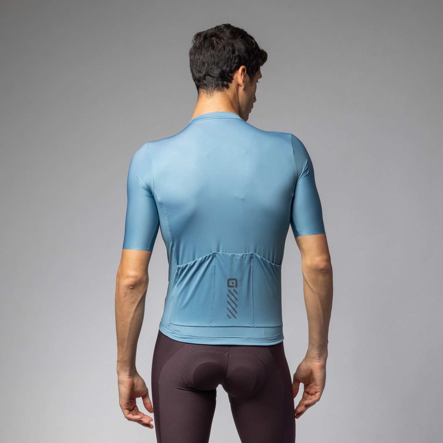 Ale Clothing Colour Block Pragma Short Sleeved Jersey Eucalyptus S