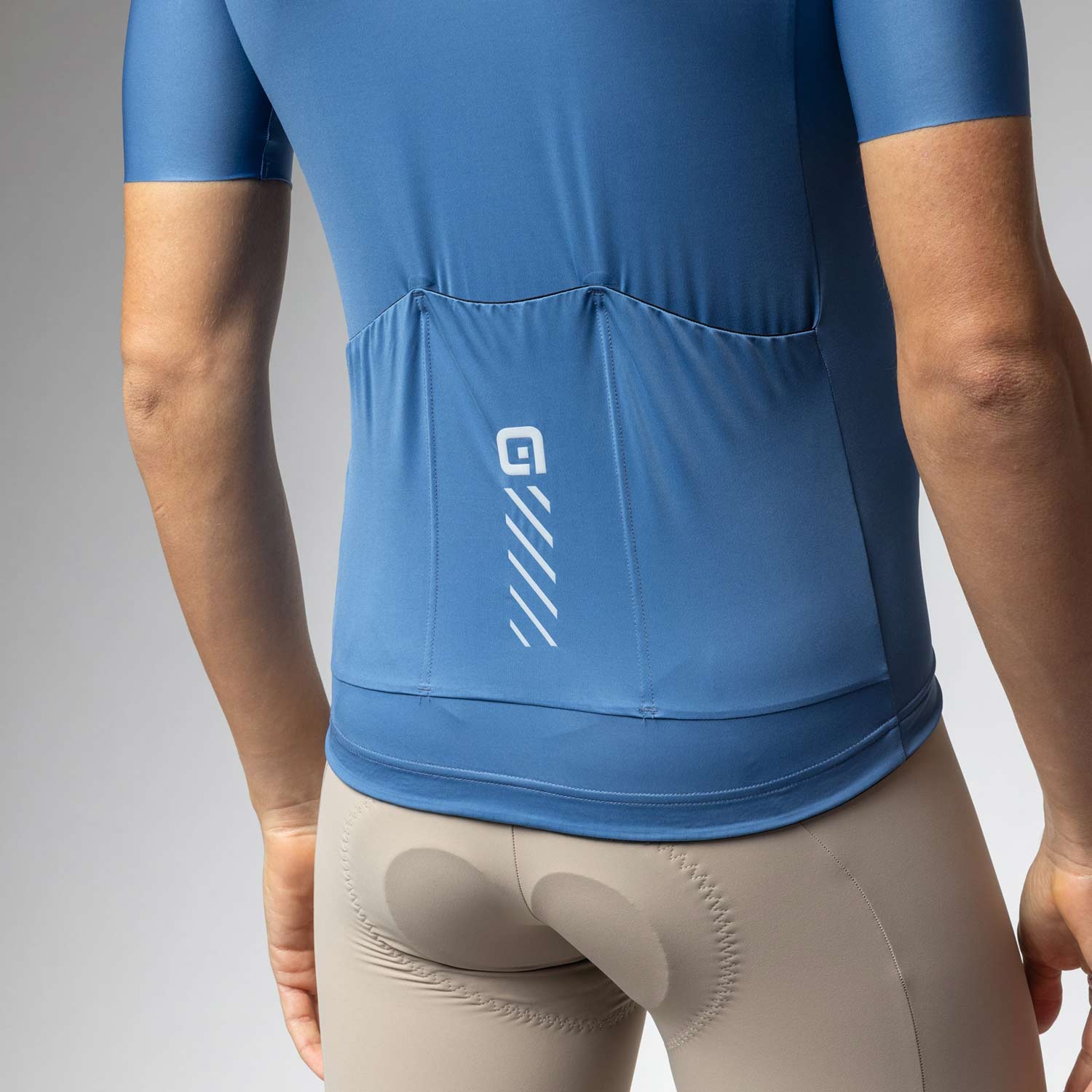 Ale Clothing Colour Block Pragma Short Sleeved Jersey SS26 - XL - Blue Pragma