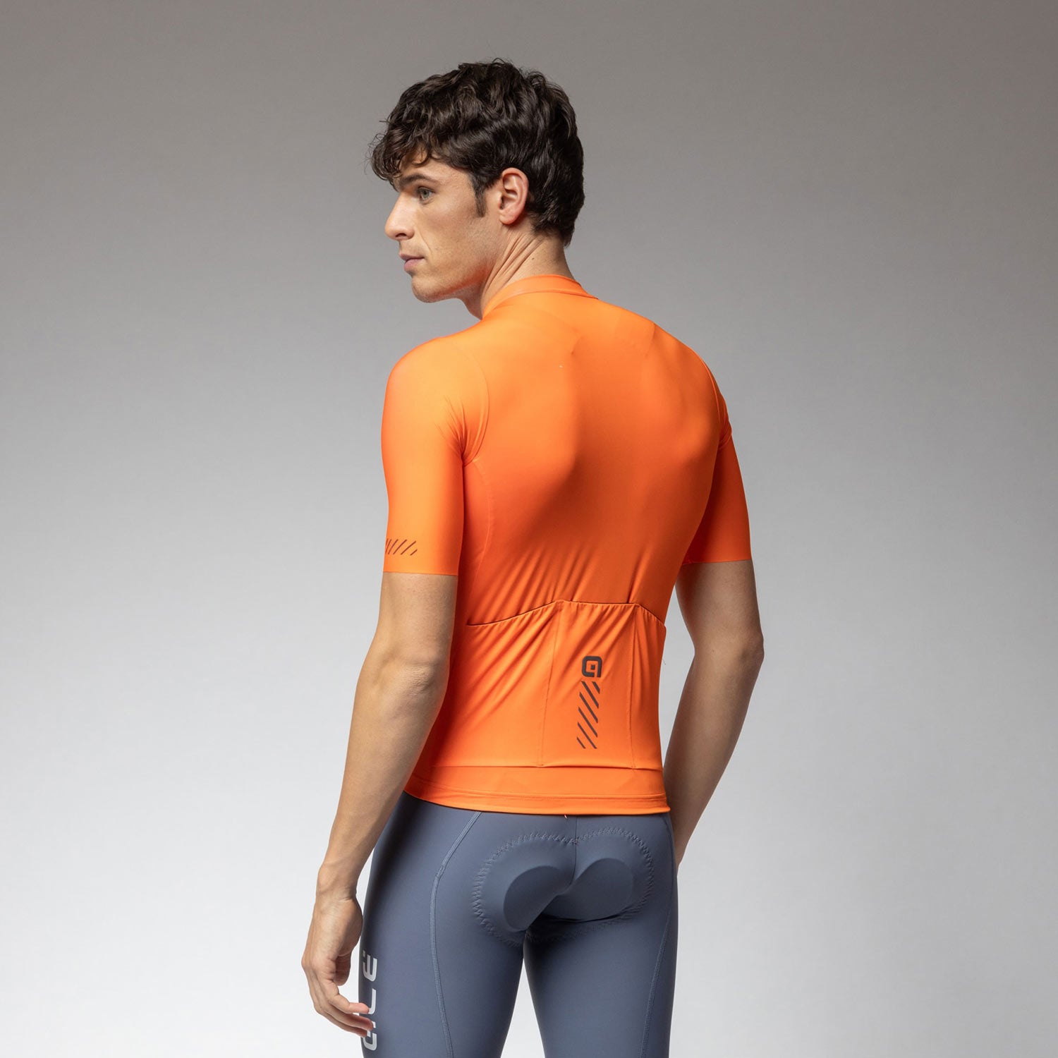 Ale Clothing Colour Block Pragma Short Sleeved Jersey SS26 - L - Orange Pragma
