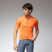 Ale Clothing Colour Block Pragma Short Sleeved Jersey SS26 - M - Orange Pragma