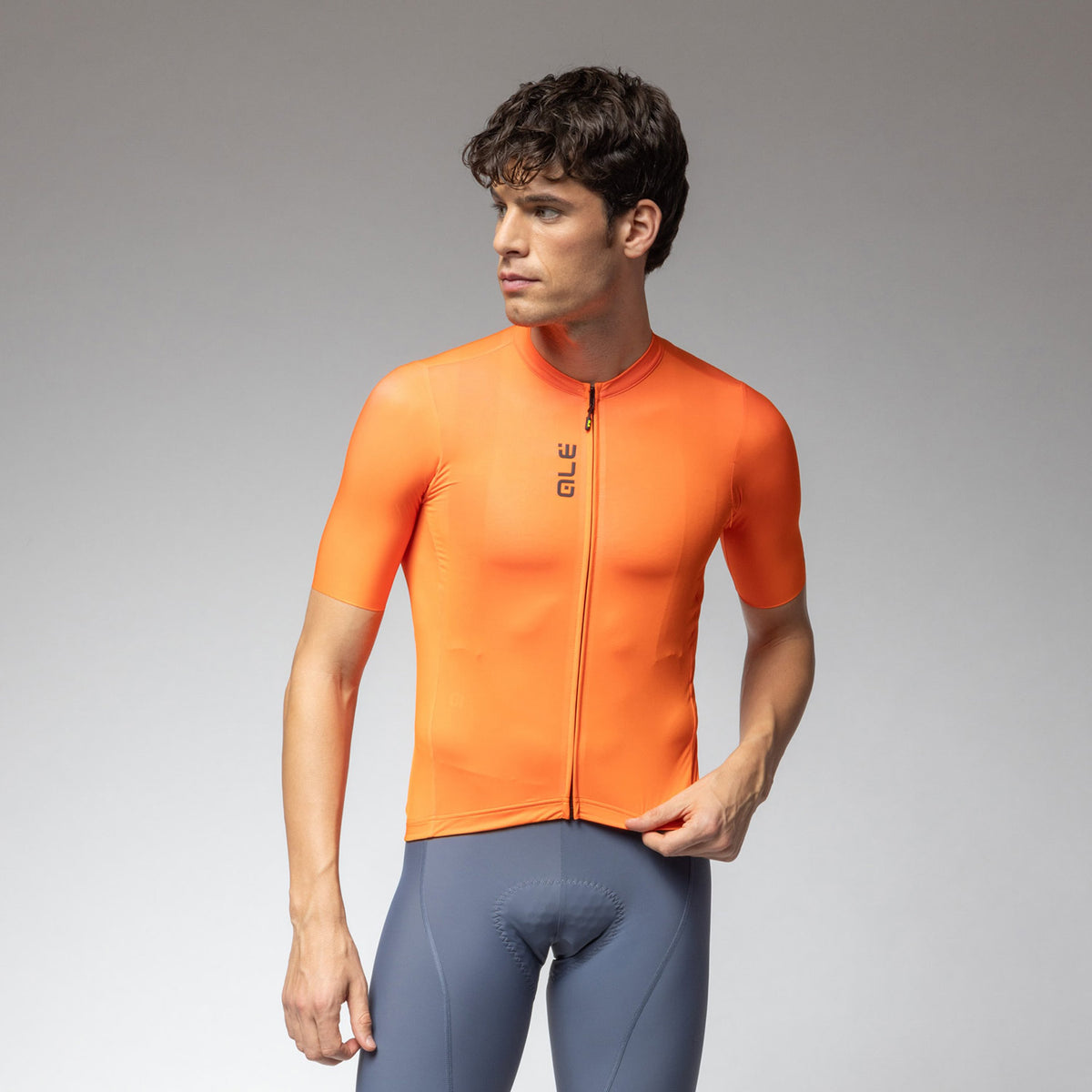 Ale Clothing Colour Block Pragma Short Sleeved Jersey SS26 - XL - Orange Pragma