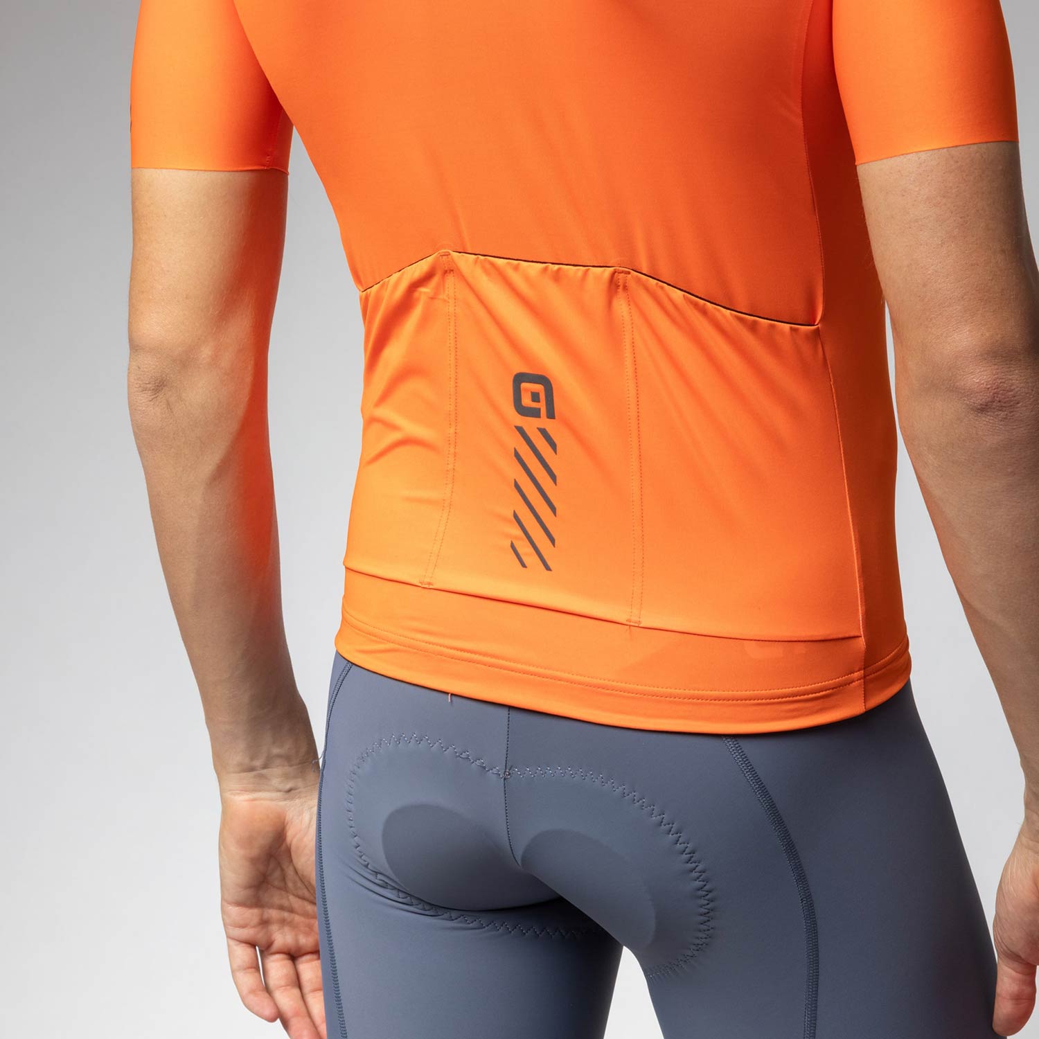 Ale Clothing Colour Block Pragma Short Sleeved Jersey SS26 - XXL - Orange Pragma