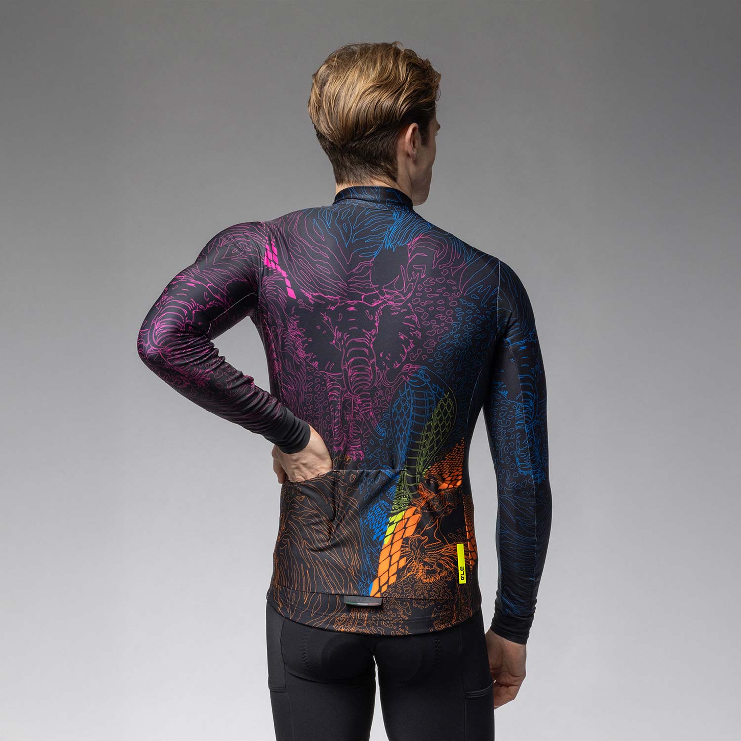 Ale Clothing Zanzibar Pragma Long Sleeved Jersey - L - Multi Pragma