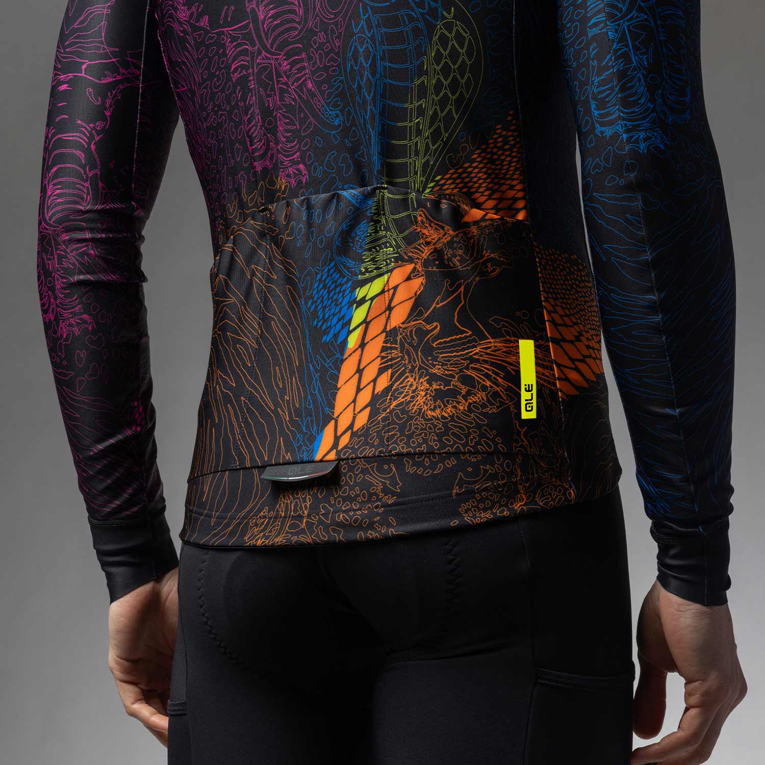 Ale Clothing Zanzibar Pragma Long Sleeved Jersey - L - Multi Pragma