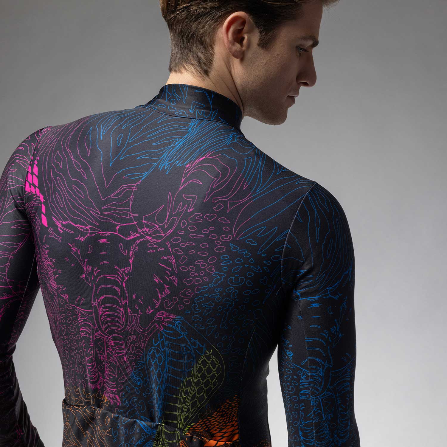 Ale Clothing Zanzibar Pragma Long Sleeved Jersey - S - Multi Pragma