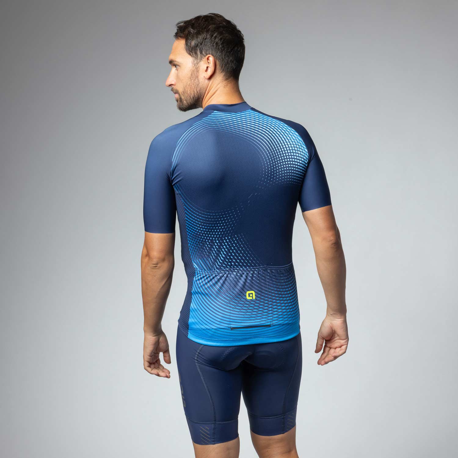 Ale Clothing Optical Pragma SS Jersey Blue M