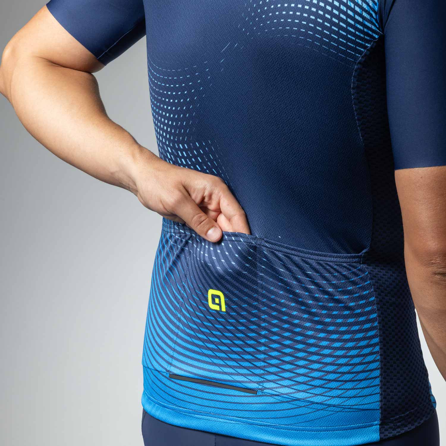 Ale Clothing Optical Pragma SS Jersey Blue M