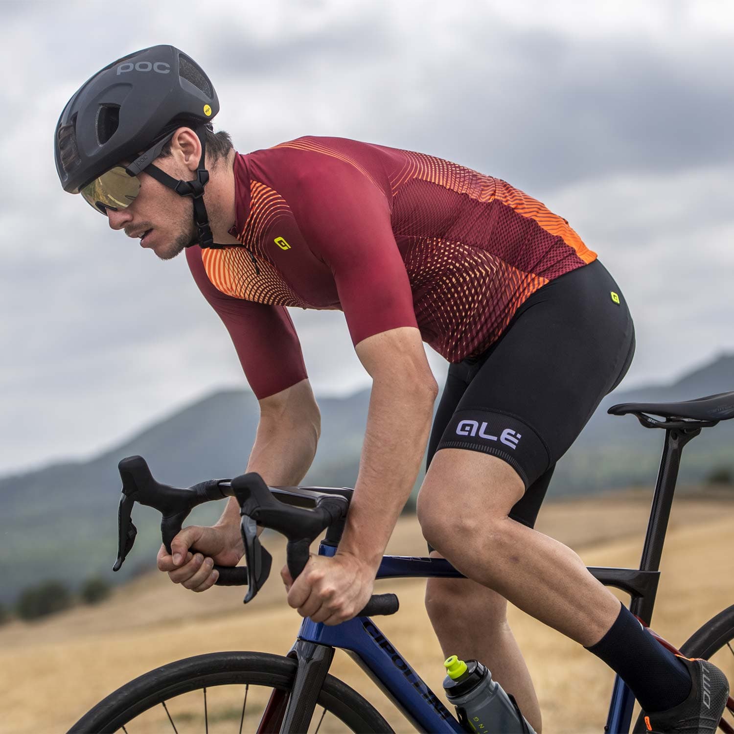 Ale Clothing Optical Pragma SS Jersey Bordeaux L