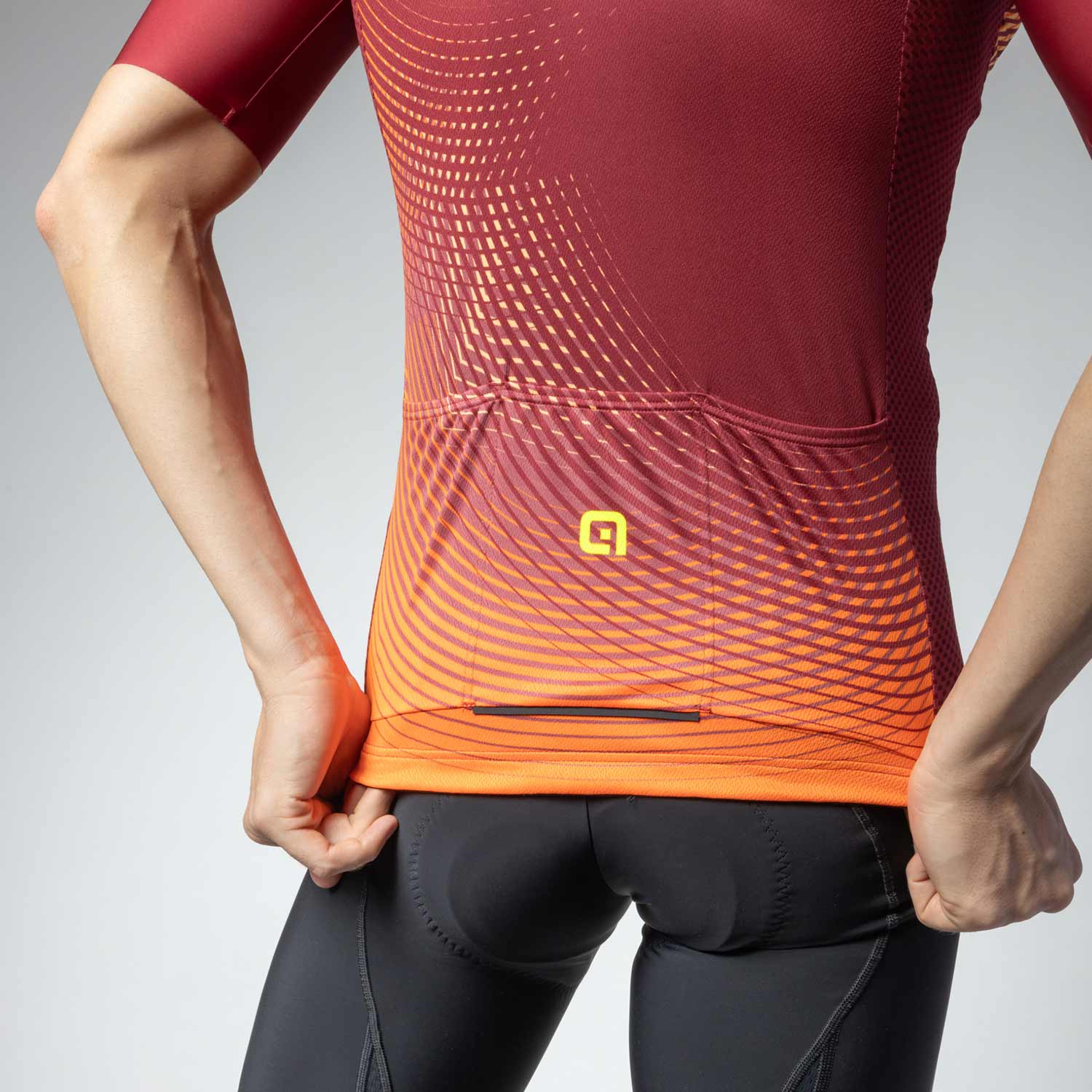 Ale Clothing Optical Pragma SS Jersey Bordeaux XL