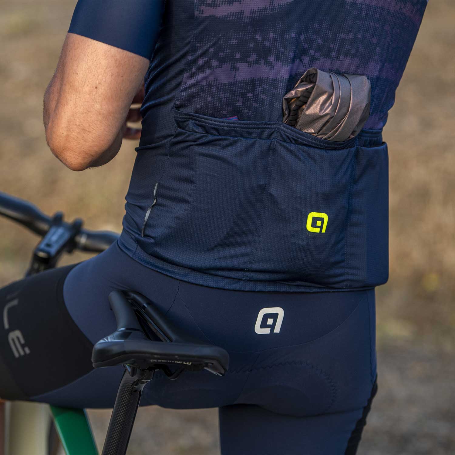 Ale Clothing Creek Off Road Gravel Short Sleeved Jersey Blue L