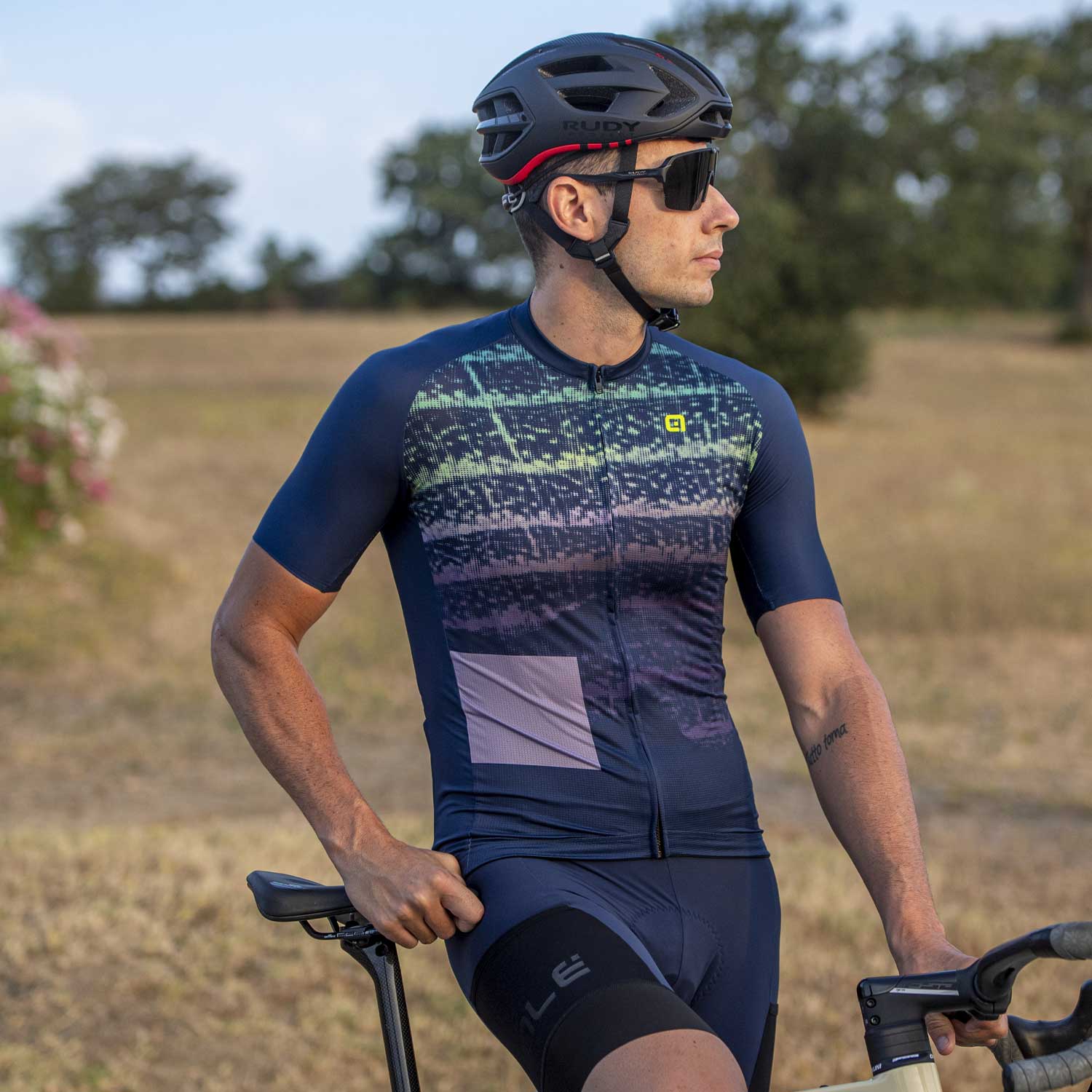 Ale Clothing Creek Off Road Gravel Short Sleeved Jersey Blue XL