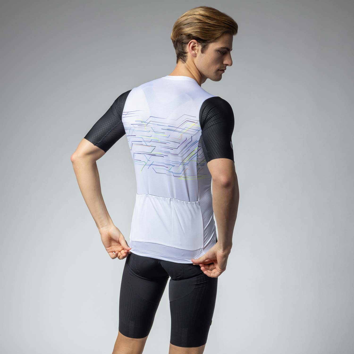 Ale Clothing Megabyte PR-E Short Sleeved Jersey White XL