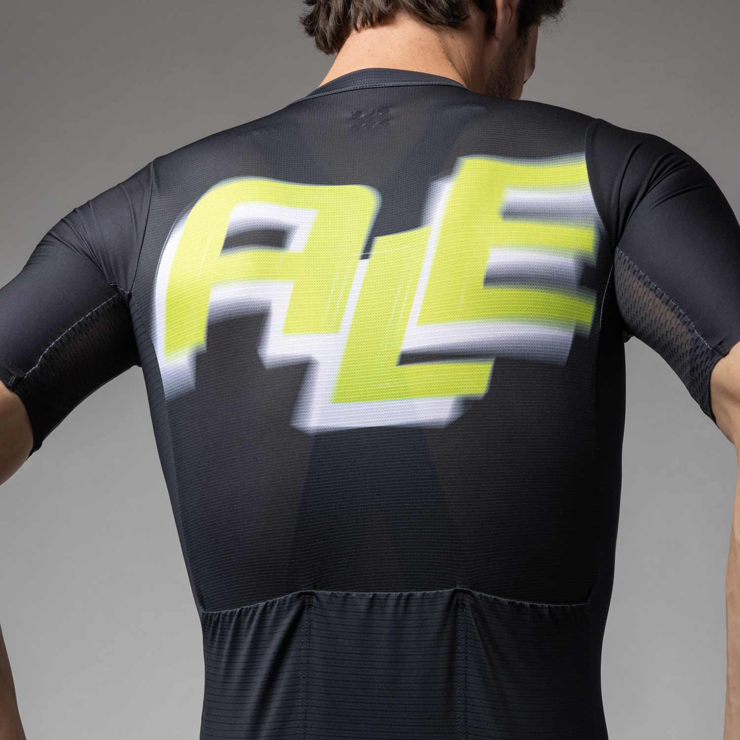 Ale Clothing Sauvage PR-E Short Sleeved Jersey Black M
